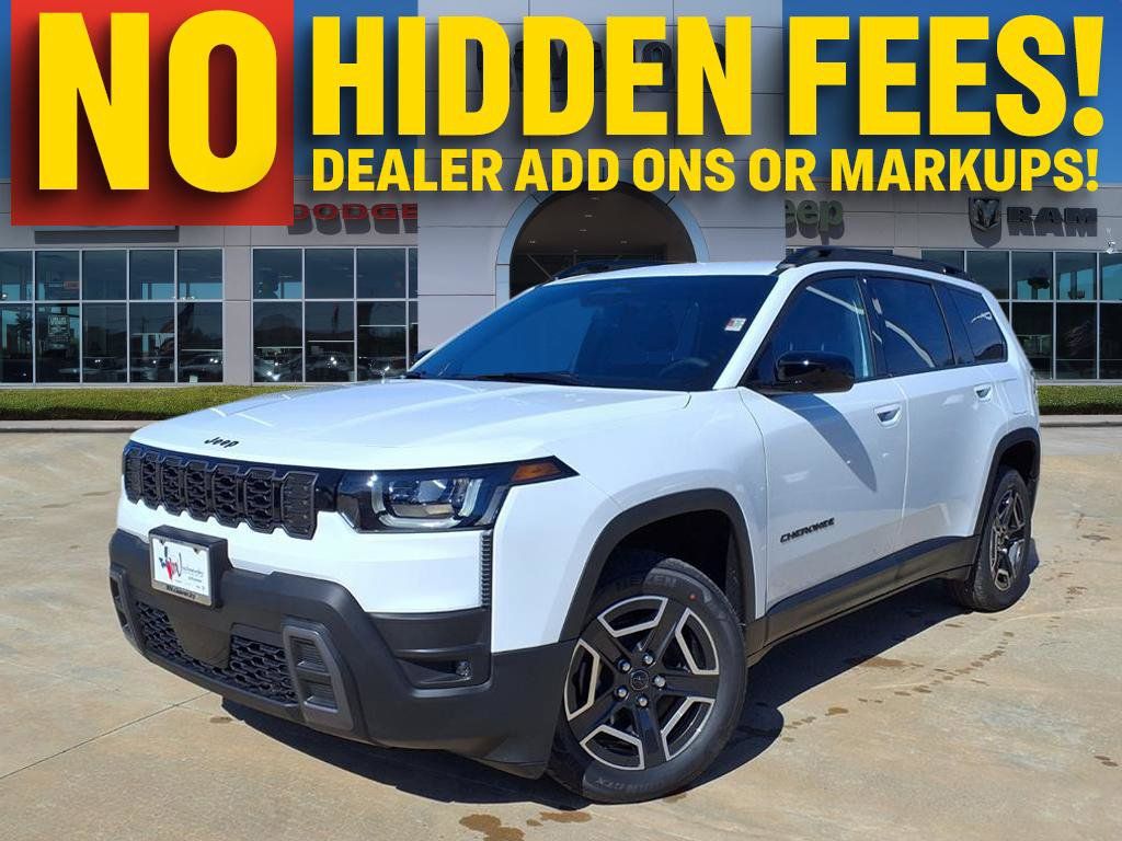 bright white clearcoat 2026 Jeep Cherokee Laredo 4WD SUV / Crossover Four-Wheel Drive Continuously Variable Transmission