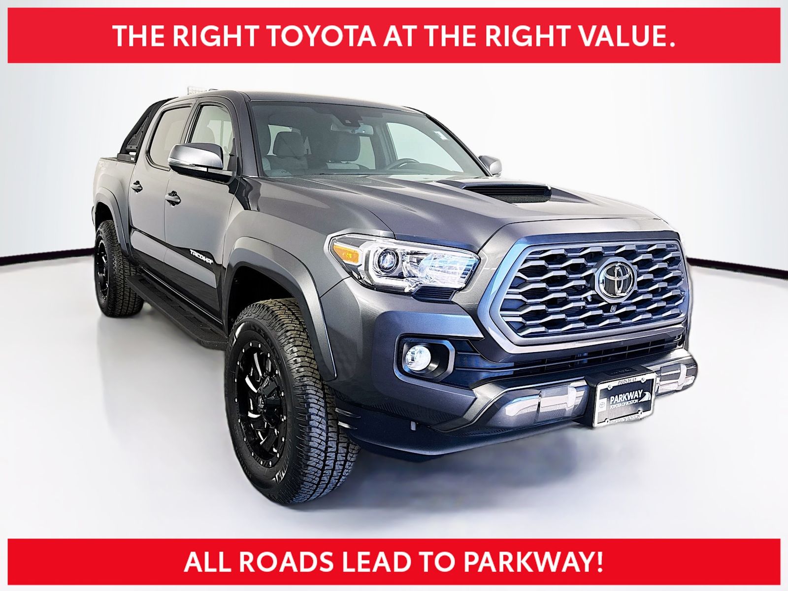 Magnetic Gray Metallic 2023 Toyota Tacoma Pickup Truck Four-Wheel Drive 6-Speed Automatic