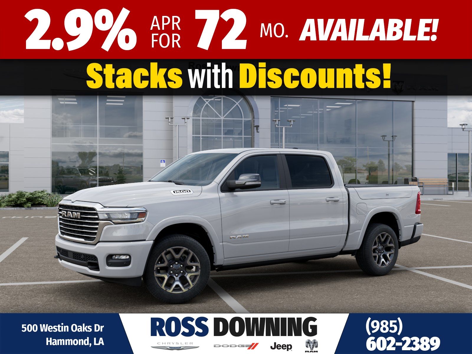 2026 RAM 1500 Laramie Crew Cab 4WD
