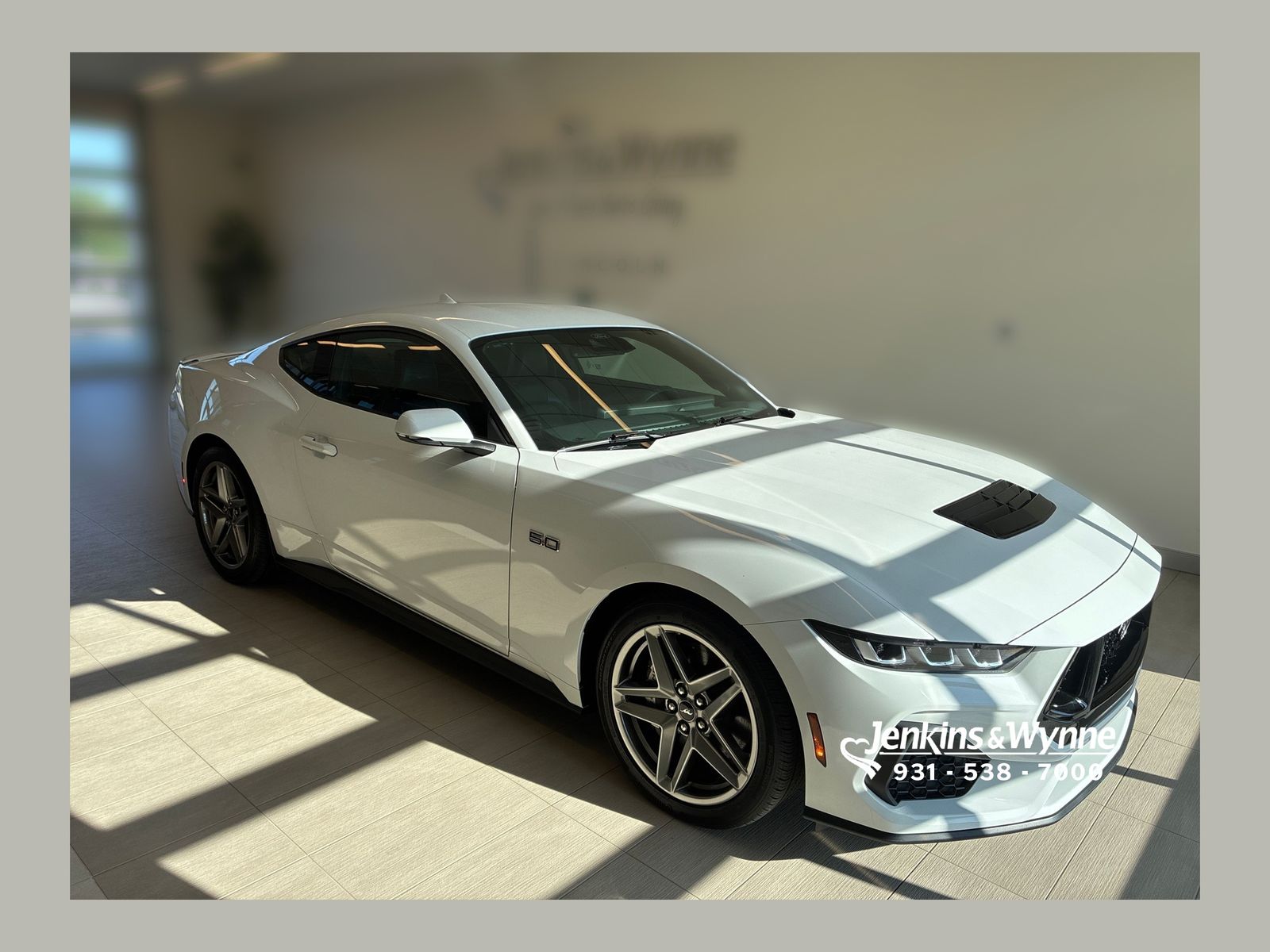 Oxford White 2024 Ford Mustang Coupe Rear-Wheel Drive Automatic