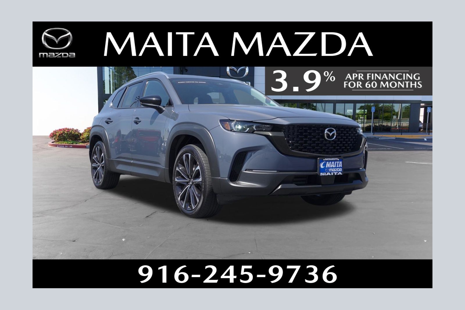 Polymetal Gray Metallic 2025 Mazda CX-50 2.5 S Premium Plus AWD SUV / Crossover All-Wheel Drive 6-Speed Automatic