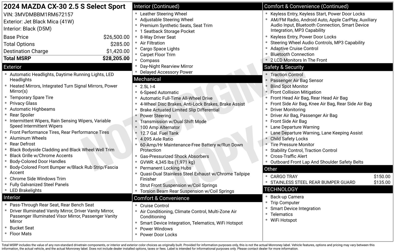 Used Car 2024 Mazda Cx-30  2.5 S Select Sport For Sale Under $25,000 In Austin, Texas