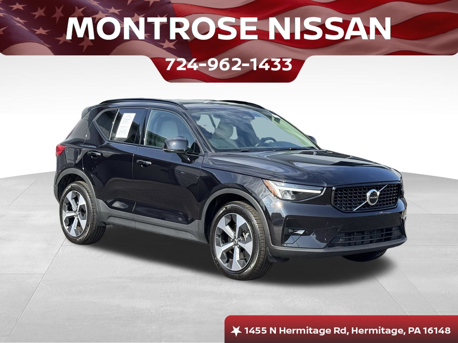 Onyx Black Metallic 2023 Volvo XC40 SUV / Crossover All-Wheel Drive Automatic