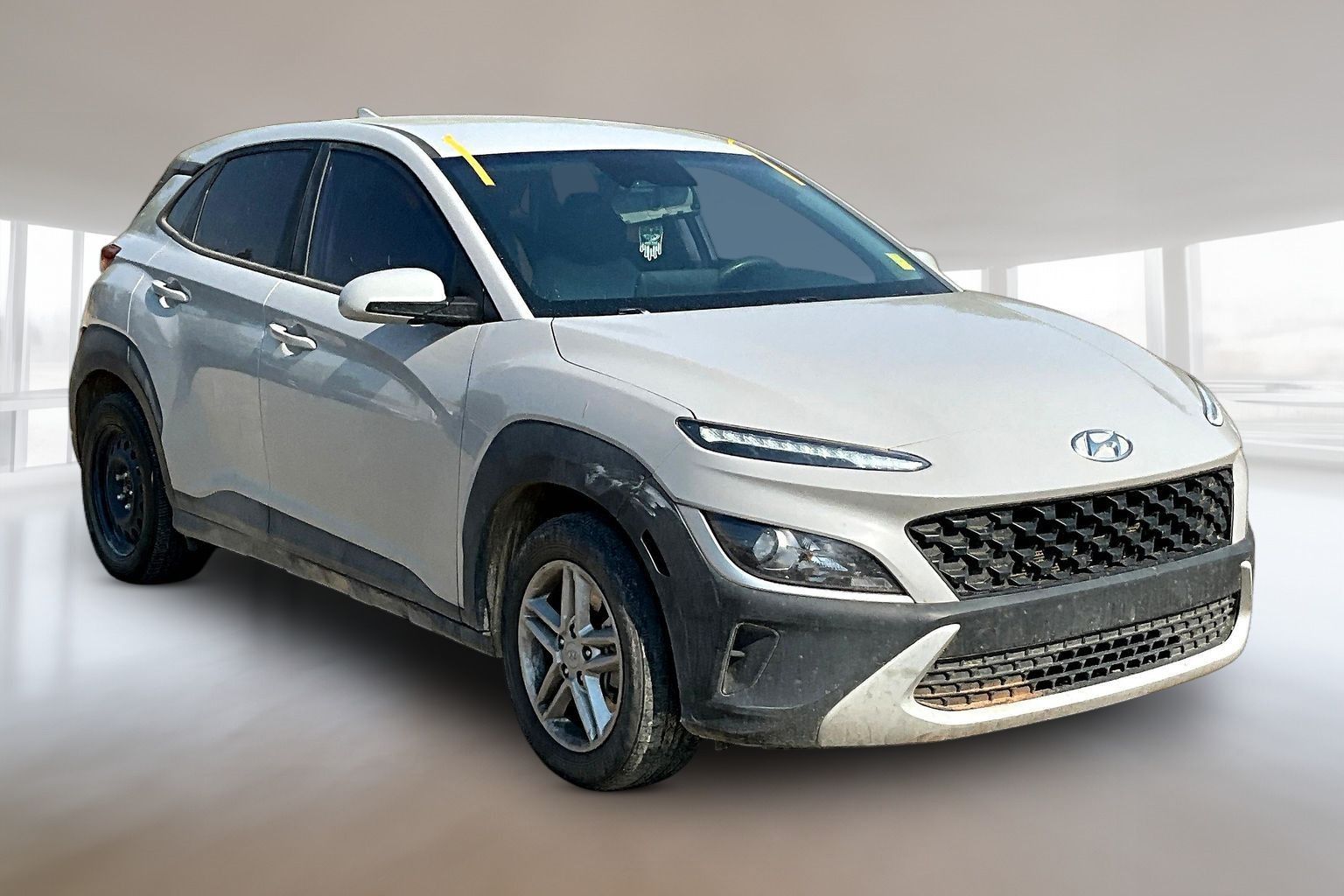 Silver 2022 Hyundai Kona SUV / Crossover All-Wheel Drive Continuously Variable Transmission