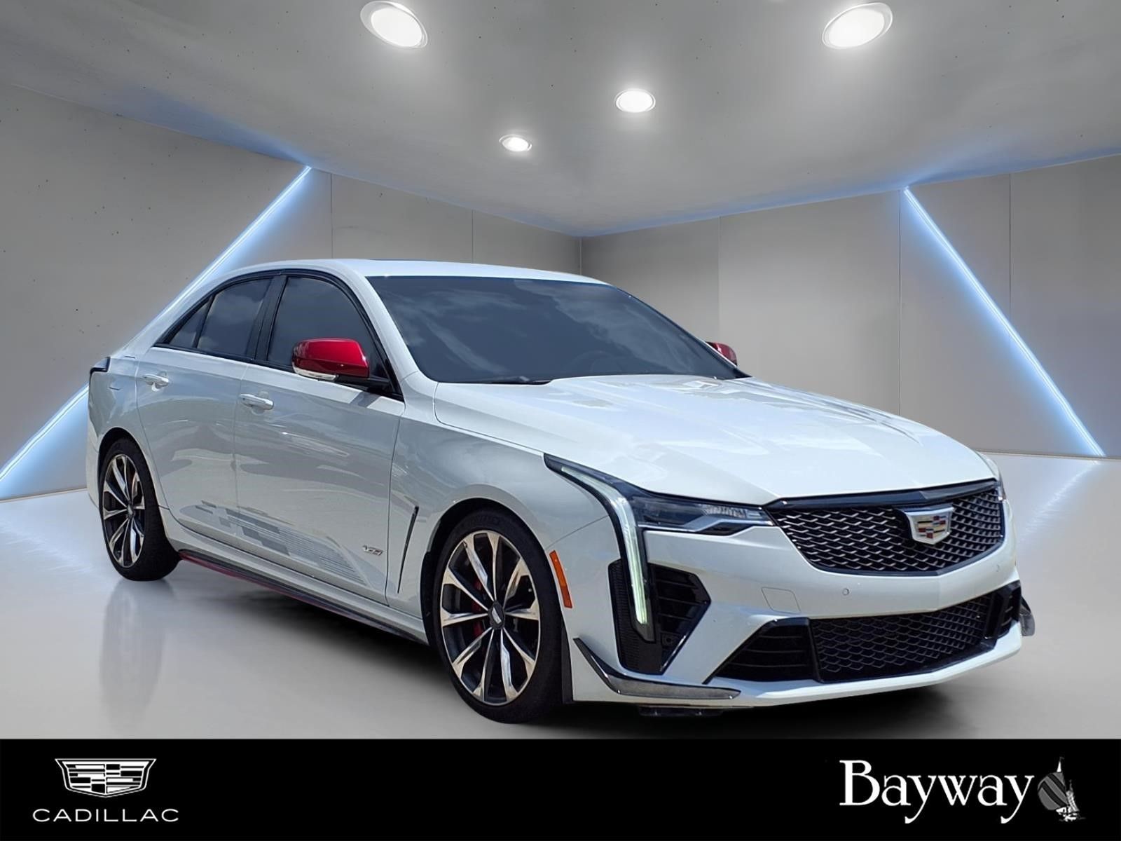 2023 Cadillac CT4 V-Series White at DeMontrond Automotive Group