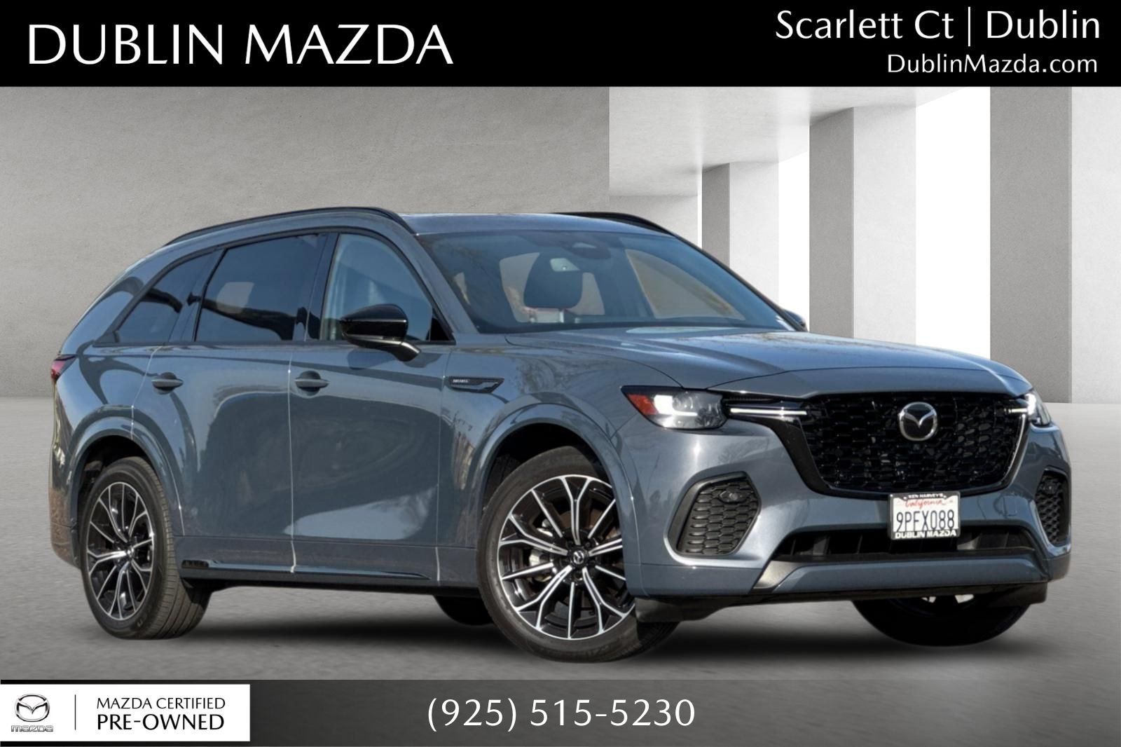 Polymetal Gray Metallic 2025 Mazda CX-70 3.3 Turbo S Premium AWD SUV / Crossover All-Wheel Drive 8-Speed Automatic