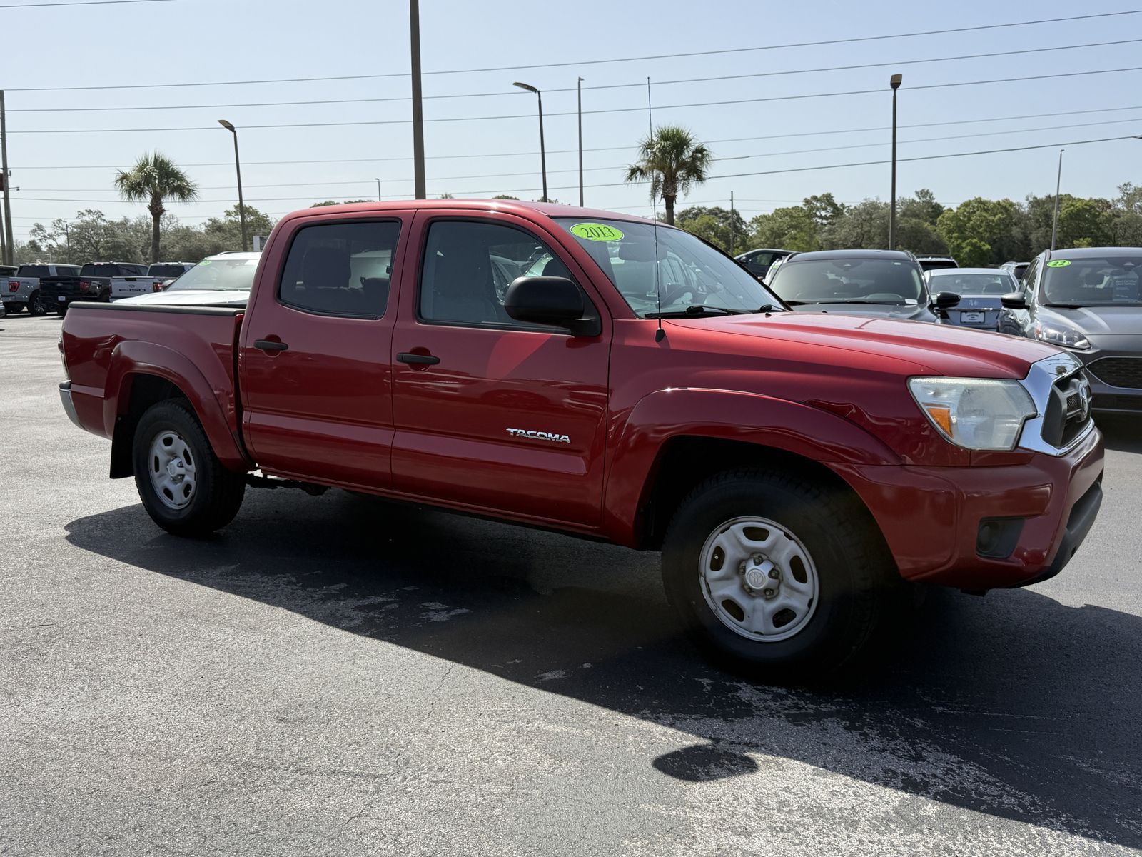 Barcelona Red Metallic 2013 Toyota Tacoma Pickup Truck 4X2 4-Speed Automatic Overdrive