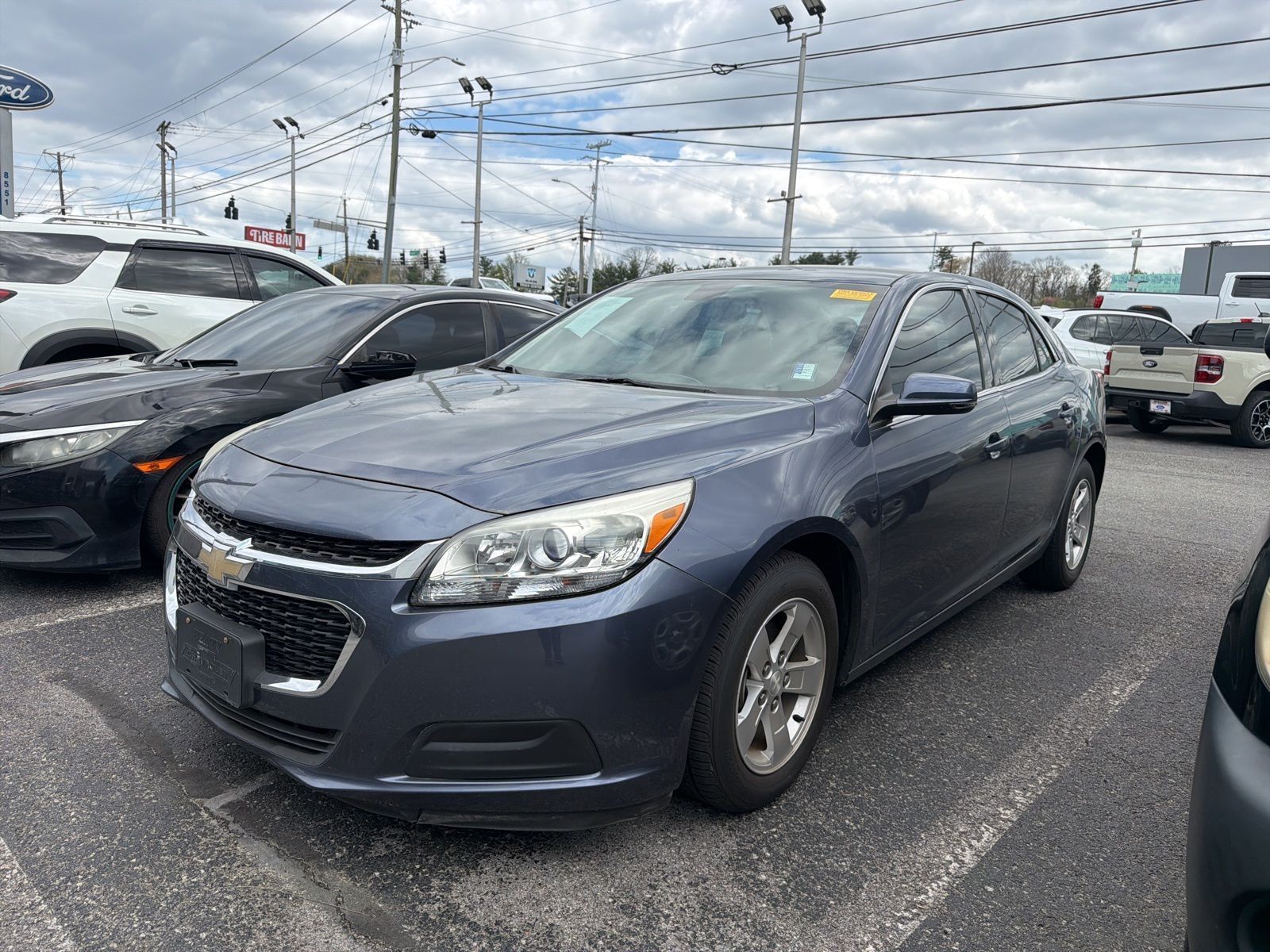 Atlantis Blue Metallic 2014 Chevrolet Malibu 1LT FWD Sedan Front-Wheel Drive 6-Speed Automatic Overdrive