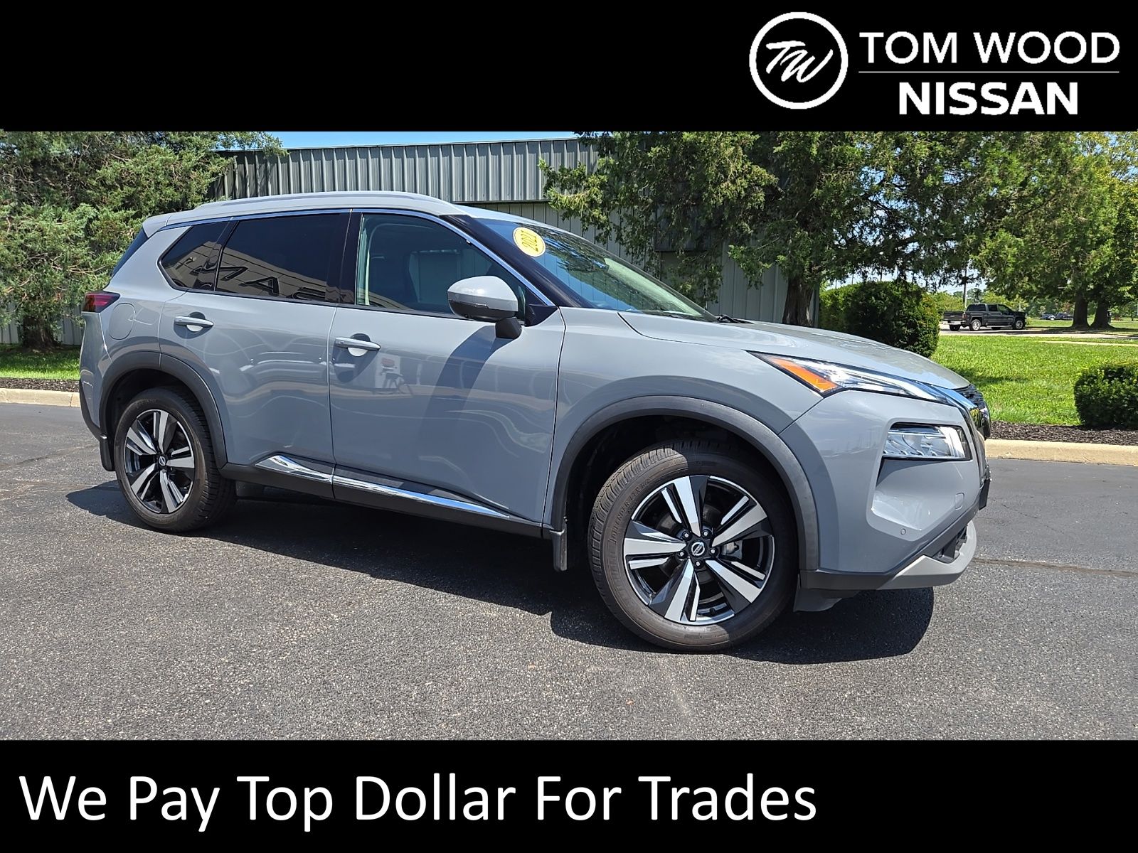 Boulder Gray Pearl 2021 Nissan Rogue SUV / Crossover Front-Wheel Drive Continuously Variable Transmission