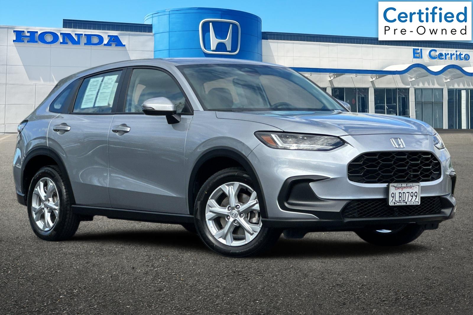 Lunar Silver Metallic 2024 Honda HR-V LX FWD SUV / Crossover Front-Wheel Drive Continuously Variable Transmission