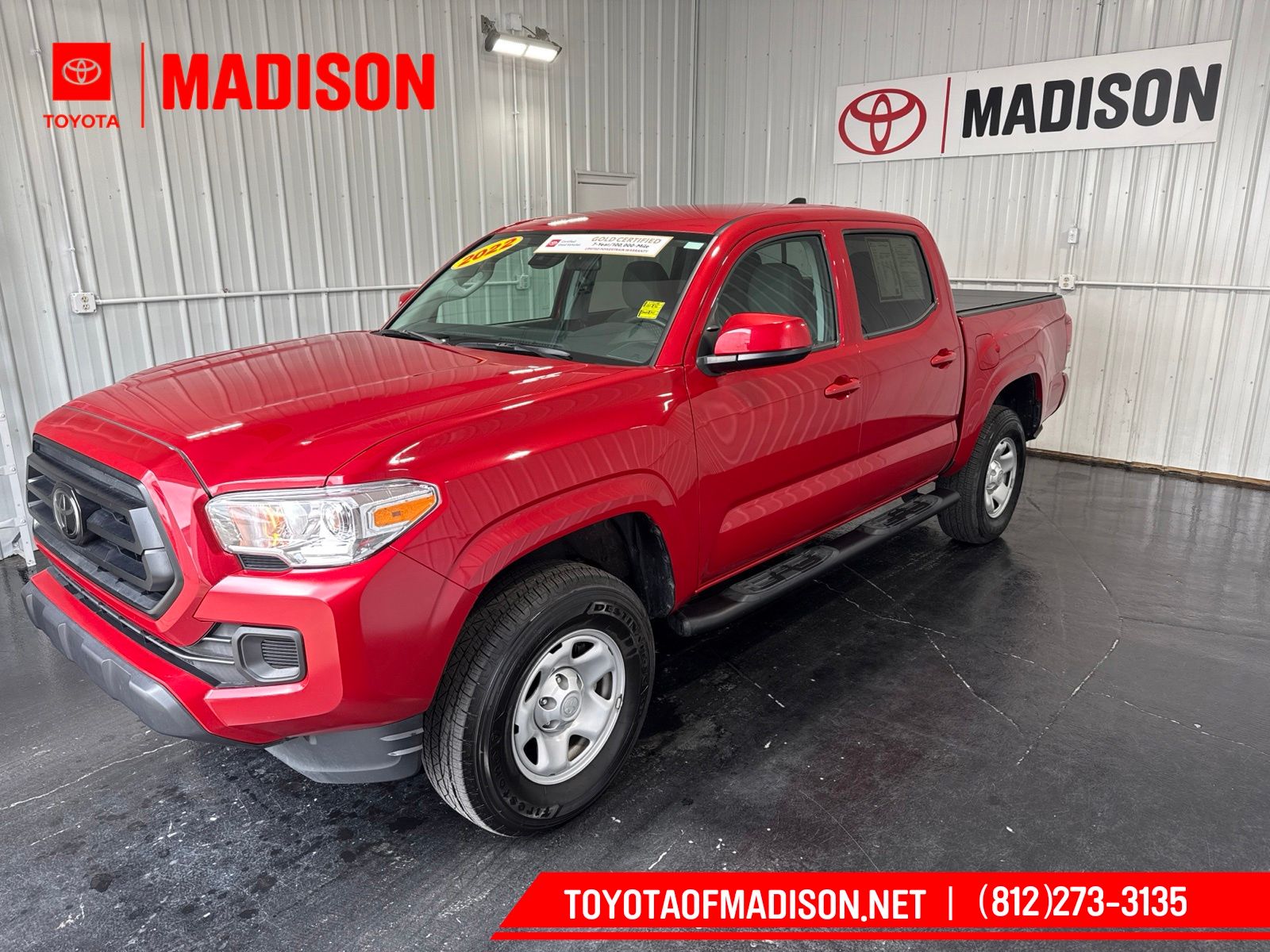 Barcelona Red Metallic 2022 Toyota Tacoma Pickup Truck Four-Wheel Drive 6-Speed Automatic