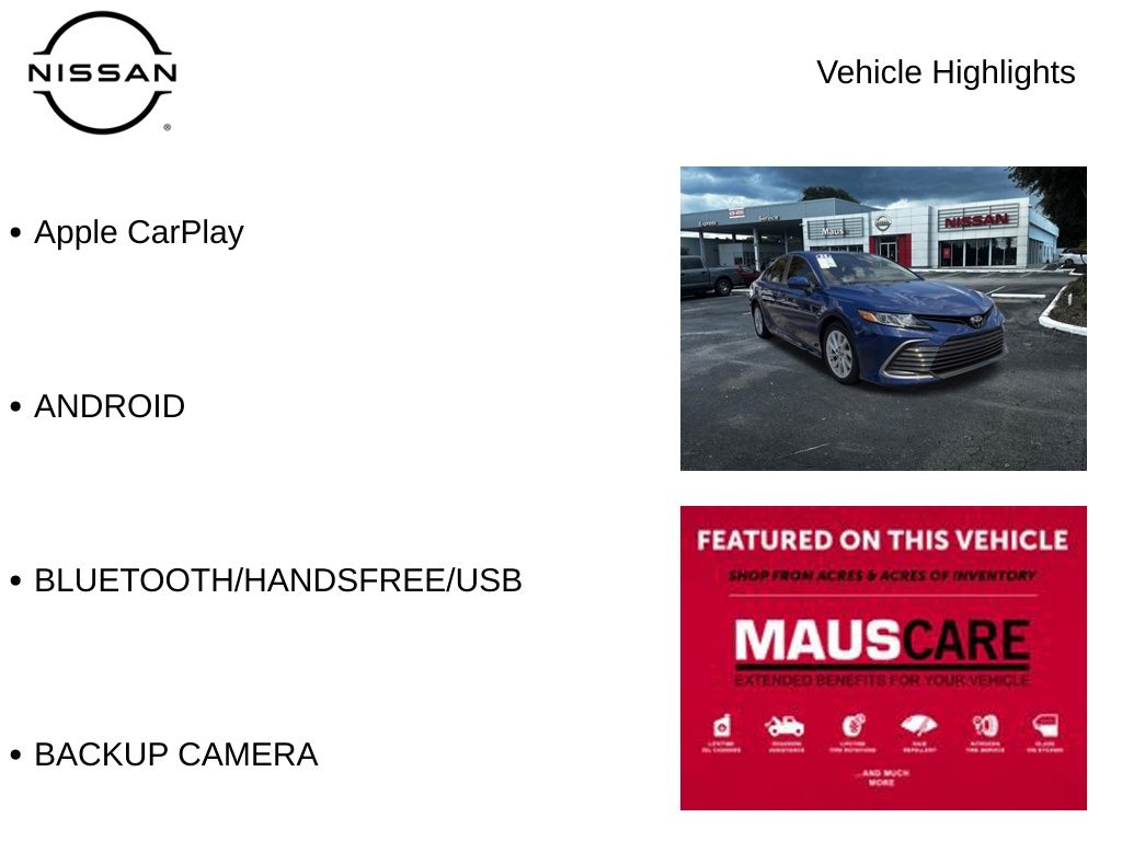 Used 2023 Toyota Camry LE 4D Sedan