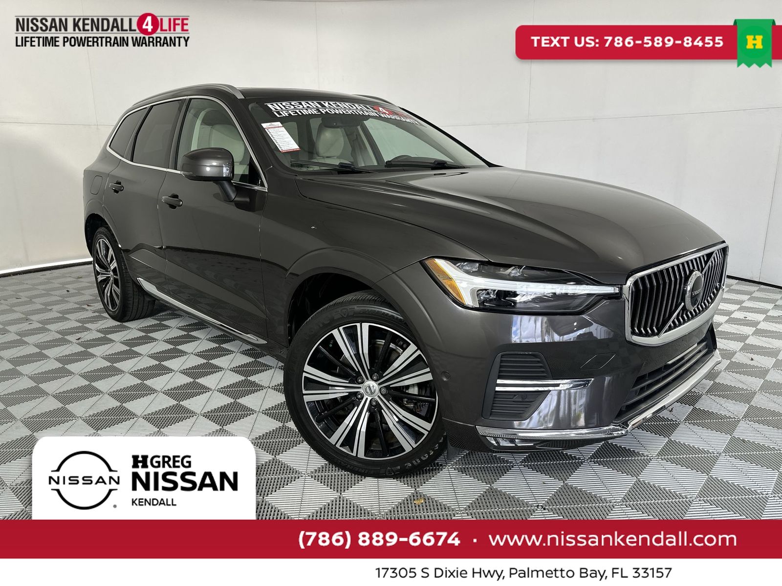 Platinum Gray Metallic 2023 Volvo XC60 B5 Ultimate Bright Theme FWD SUV / Crossover Front-Wheel Drive Automatic