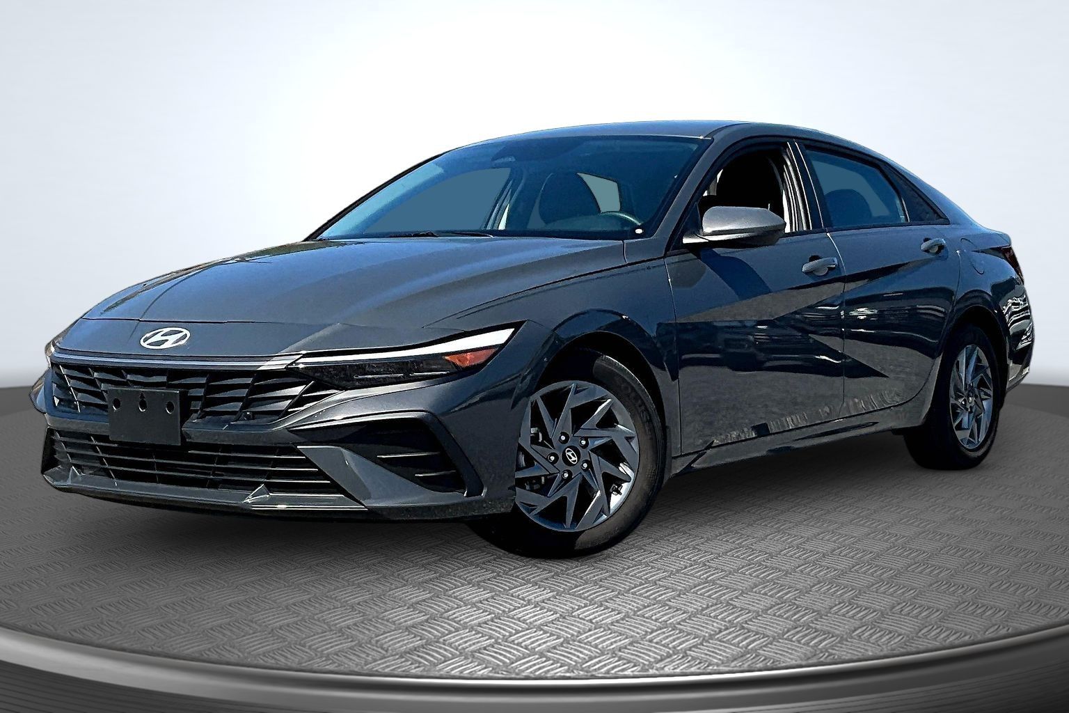Ecotronic Gray 2024 Hyundai Elantra Sedan Front-Wheel Drive Continuously Variable Transmission