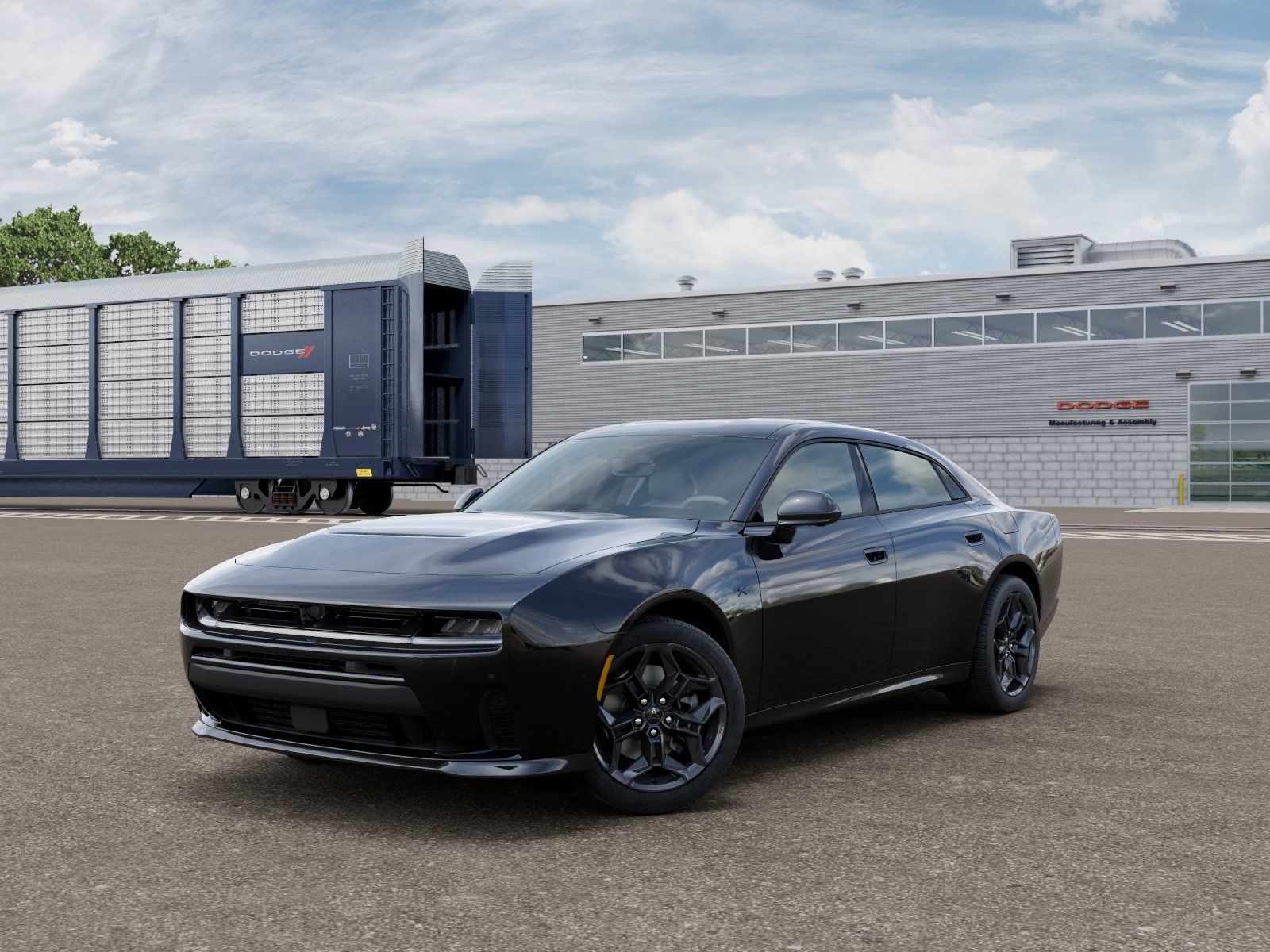 Diamond Black Crystal Pearlcoat 2027 Dodge Charger Sedan All-Wheel Drive 8-Speed Automatic