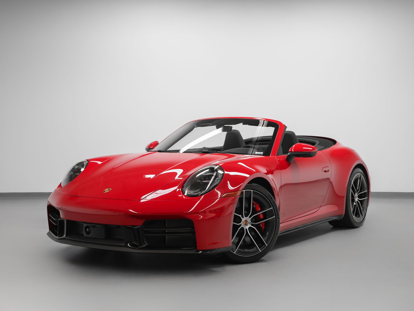 Carmine Red 2026 Porsche 911 Convertible Rear-Wheel Drive 8-Speed Automatic
