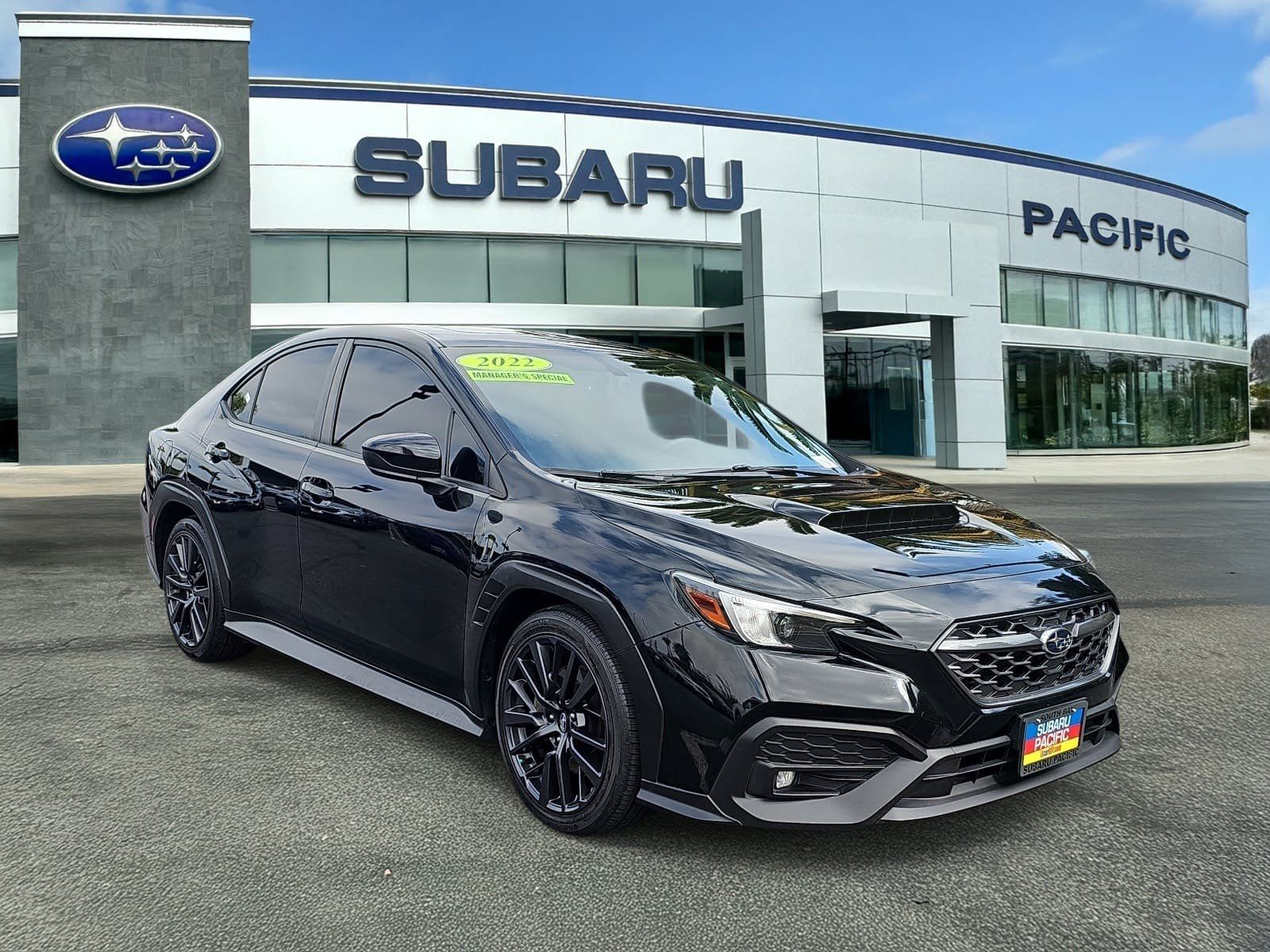 Crystal Black Silica 2022 Subaru WRX Sedan All-Wheel Drive 6-Speed Manual