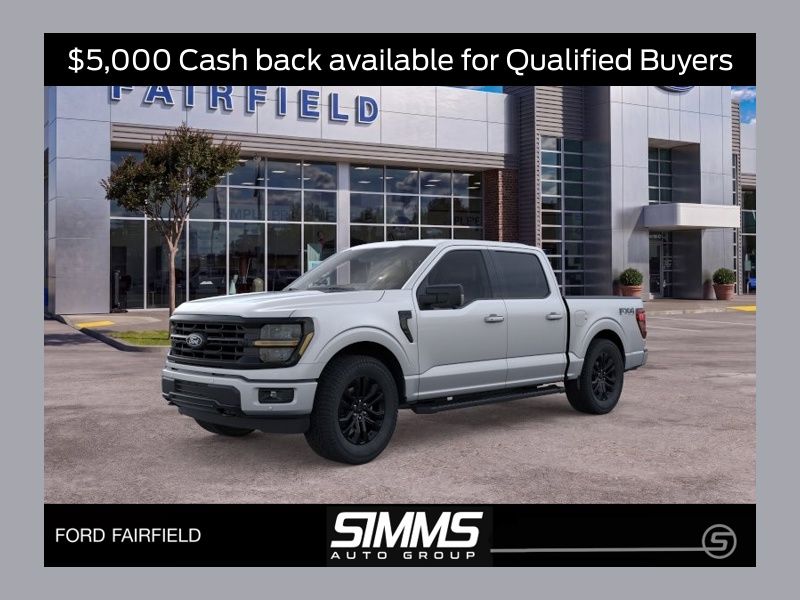 Iconic Silver Metallic 2026 Ford F-150 Pickup Truck Four-Wheel Drive Automatic