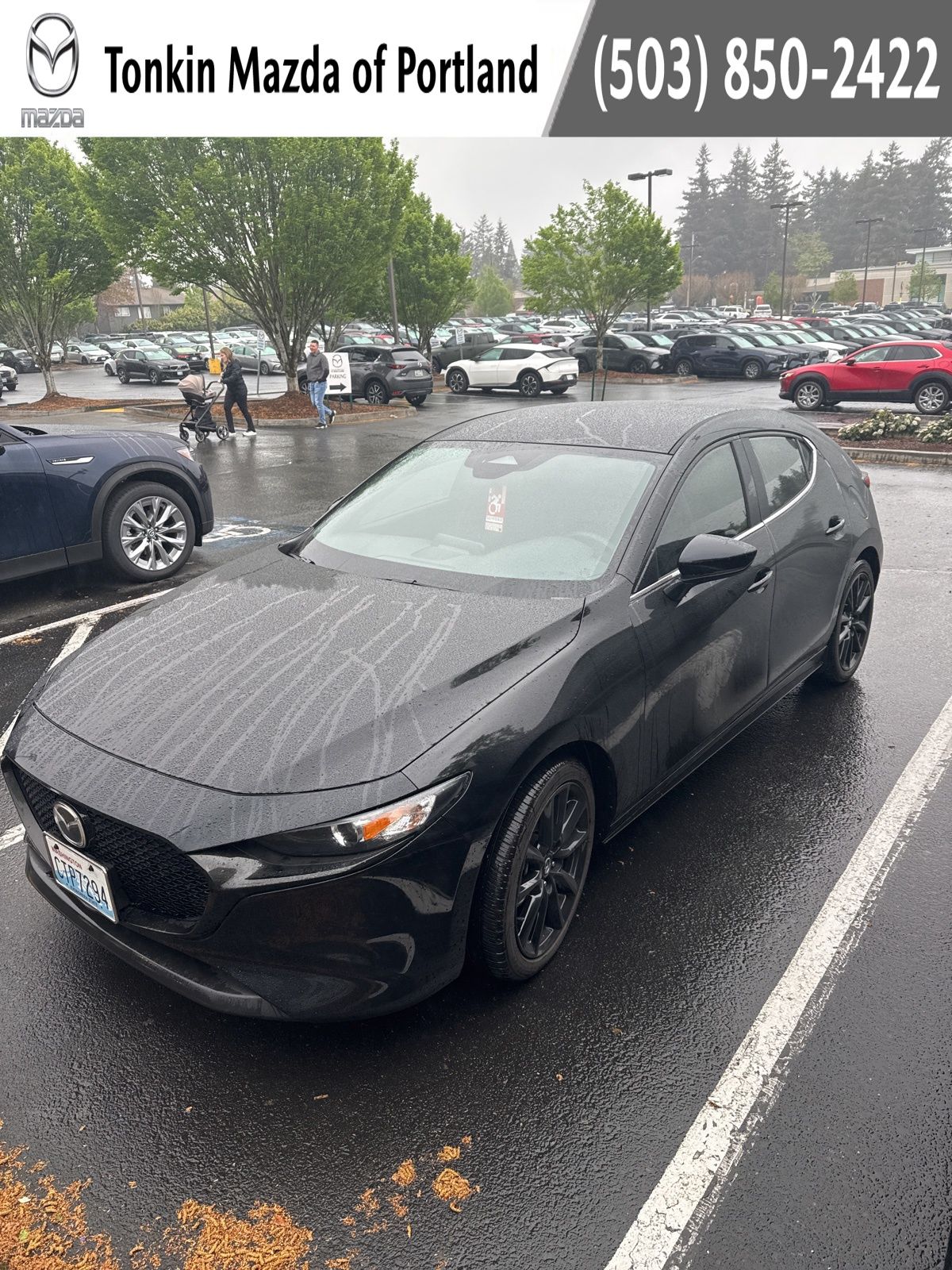 Jet Black 2025 Mazda MAZDA3 2.5 S Select Sport Hatchback FWD Hatchback Front-Wheel Drive 6-Speed Automatic