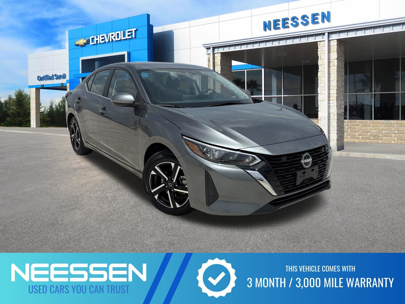 Gray (Gun Metallic) 2025 Nissan Sentra Sedan Front-Wheel Drive Continuously Variable Transmission