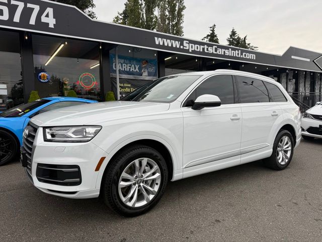 Glacier White 2019 Audi Q7 SUV / Crossover All-Wheel Drive 8-Speed Automatic