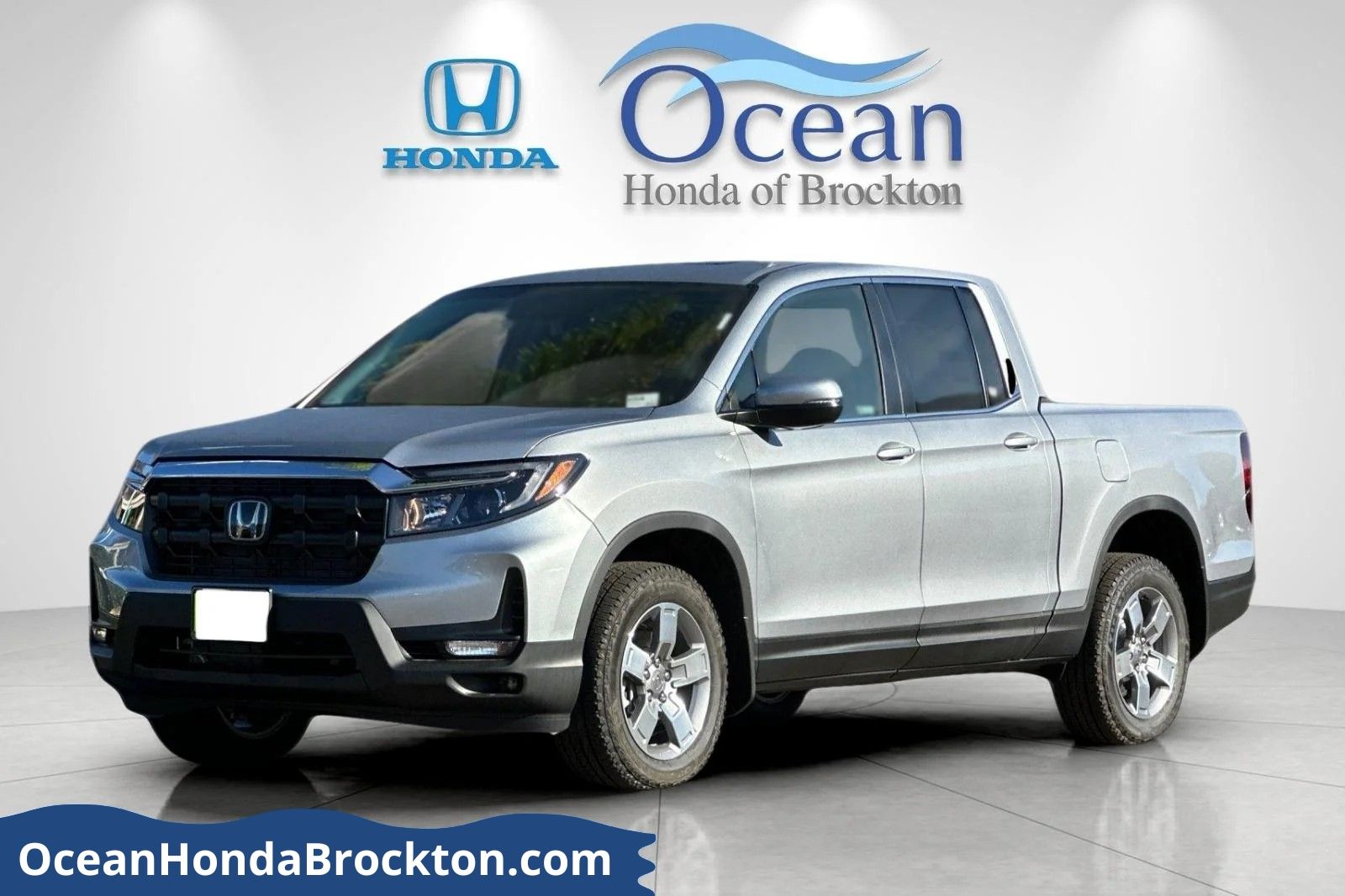 Gray (Platinum) 2026 Honda Ridgeline Pickup Truck All-Wheel Drive 9-Speed Automatic