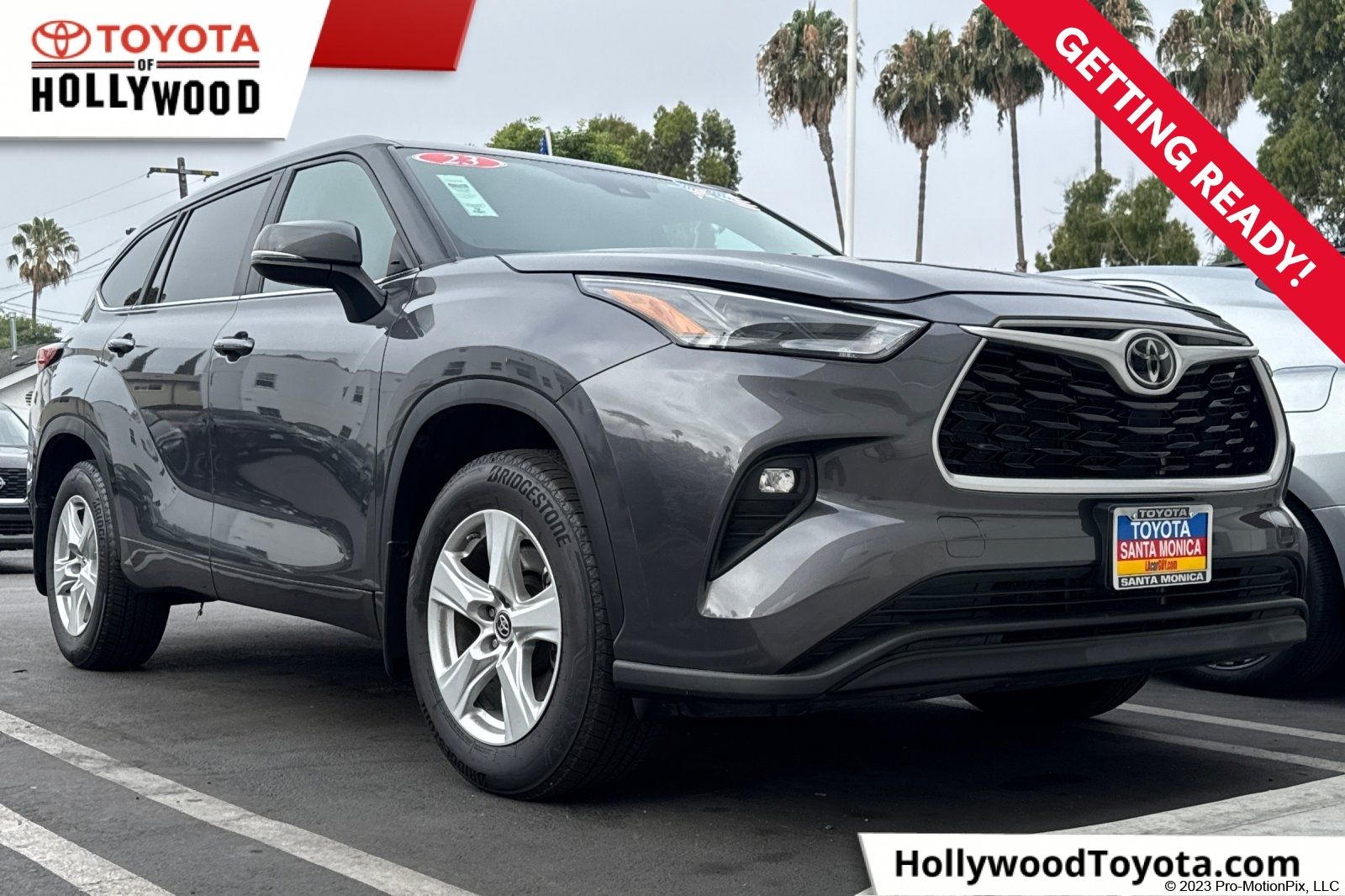 Magnetic Gray Metallic 2023 Toyota Highlander SUV / Crossover All-Wheel Drive 8-Speed Automatic