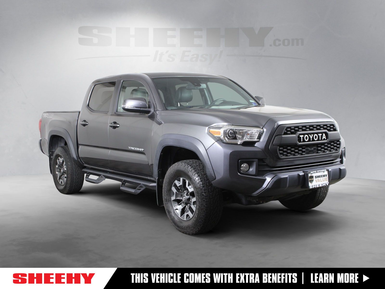Magnetic Gray Metallic 2018 Toyota Tacoma Pickup Truck Four-Wheel Drive 6-Speed Automatic