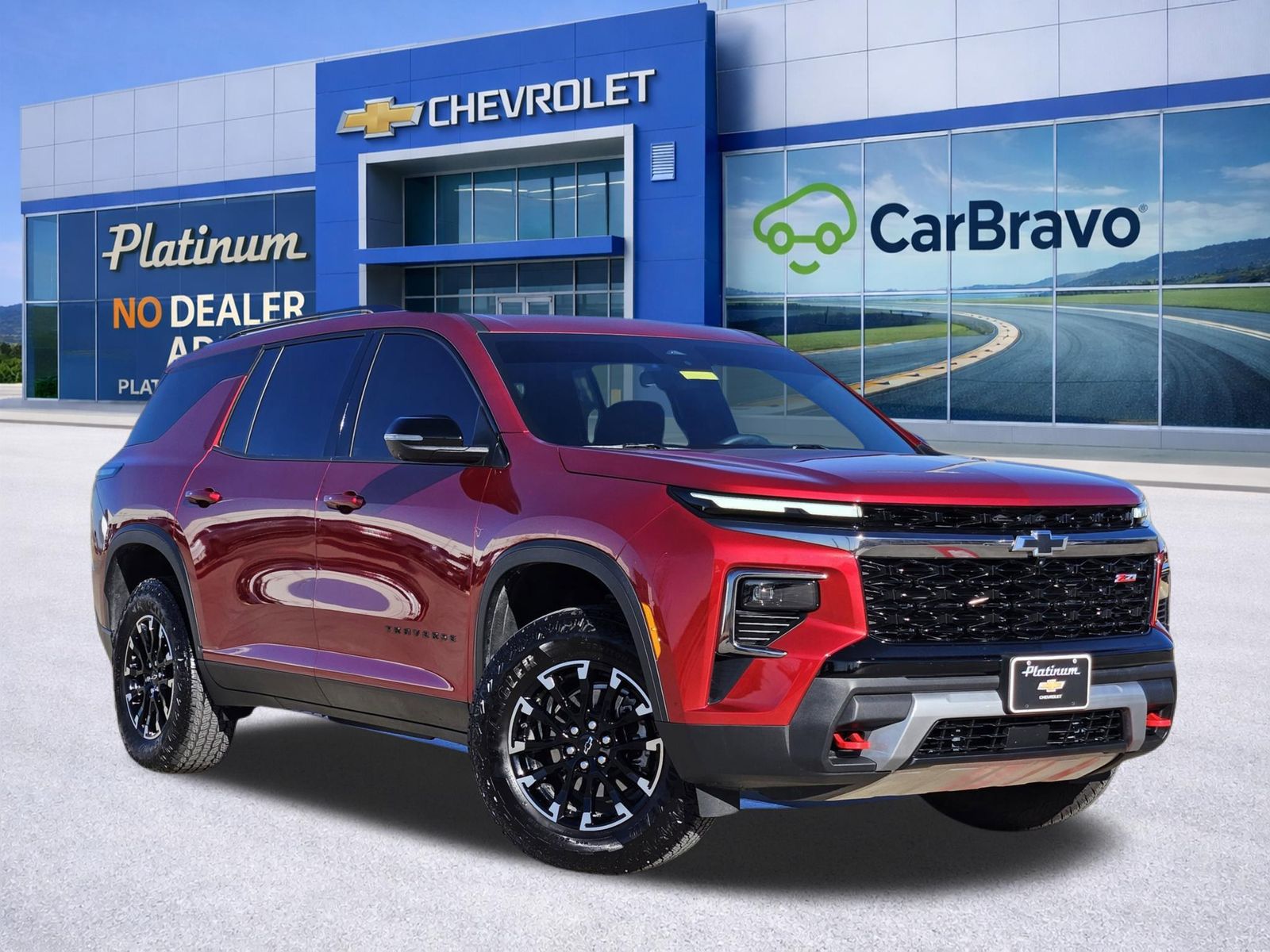 Radiant Red Tintcoat 2025 Chevrolet Traverse Z71 AWD SUV / Crossover Four-Wheel Drive 8-Speed Automatic