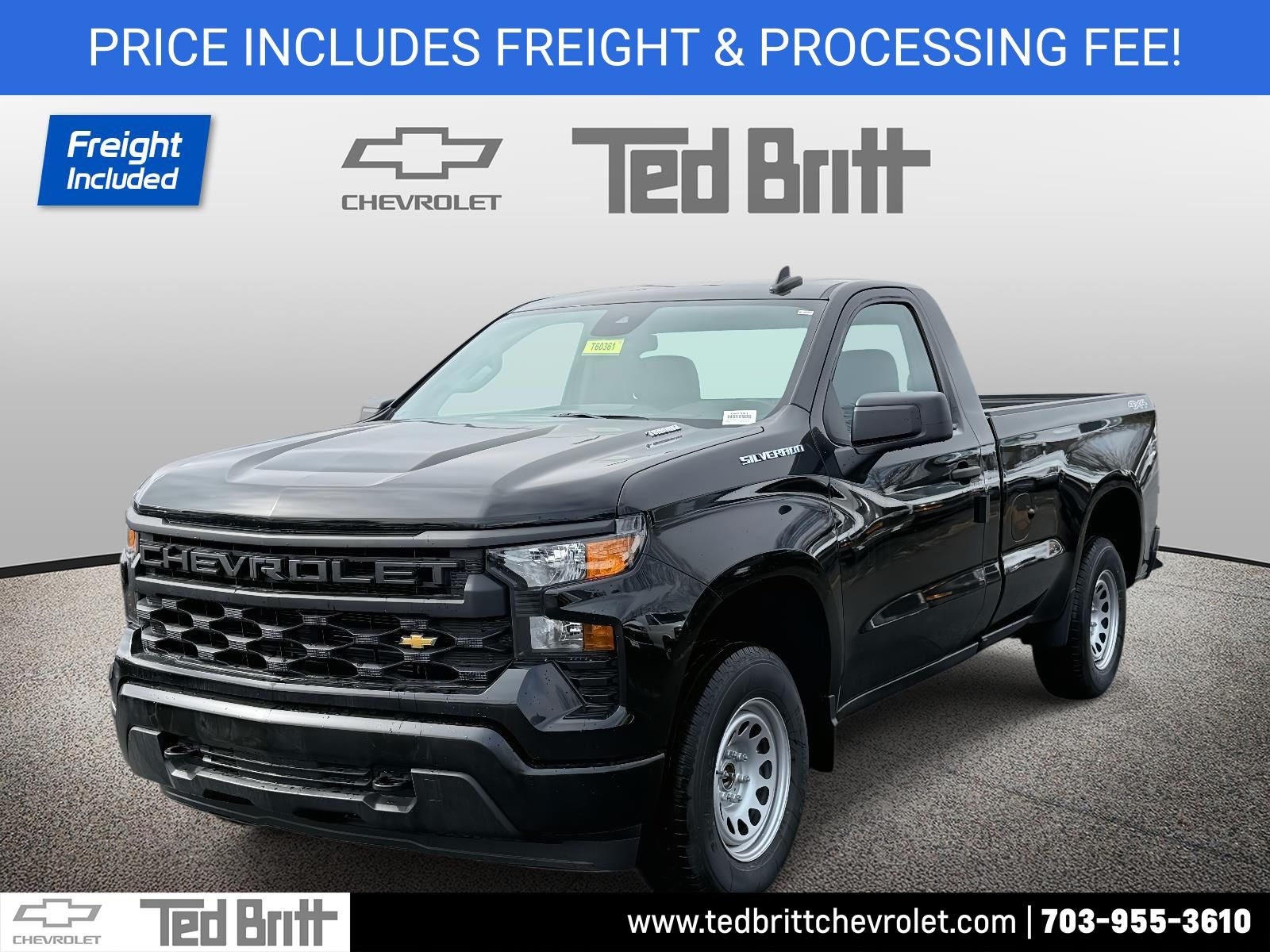 2026 Chevrolet Silverado 1500 Work Truck Regular Cab 4WD