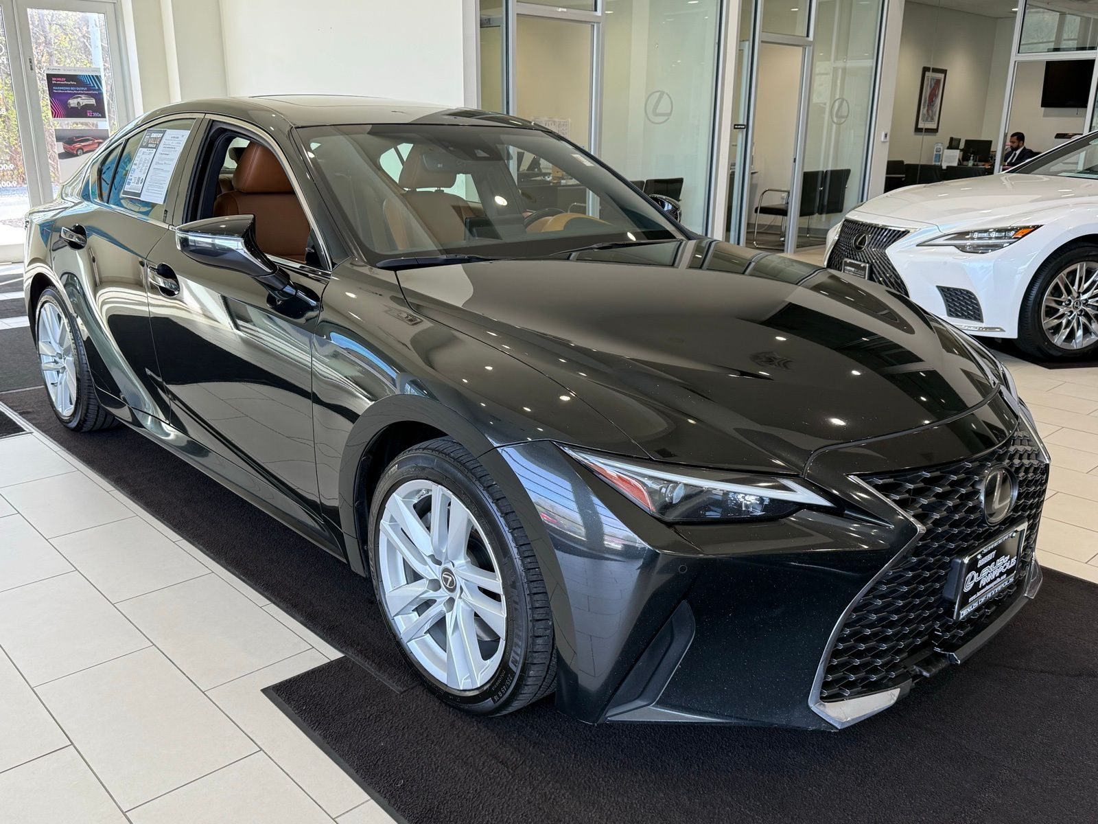 Black (Caviar) 2021 Lexus IS 300 AWD Sedan All-Wheel Drive 6-Speed Automatic