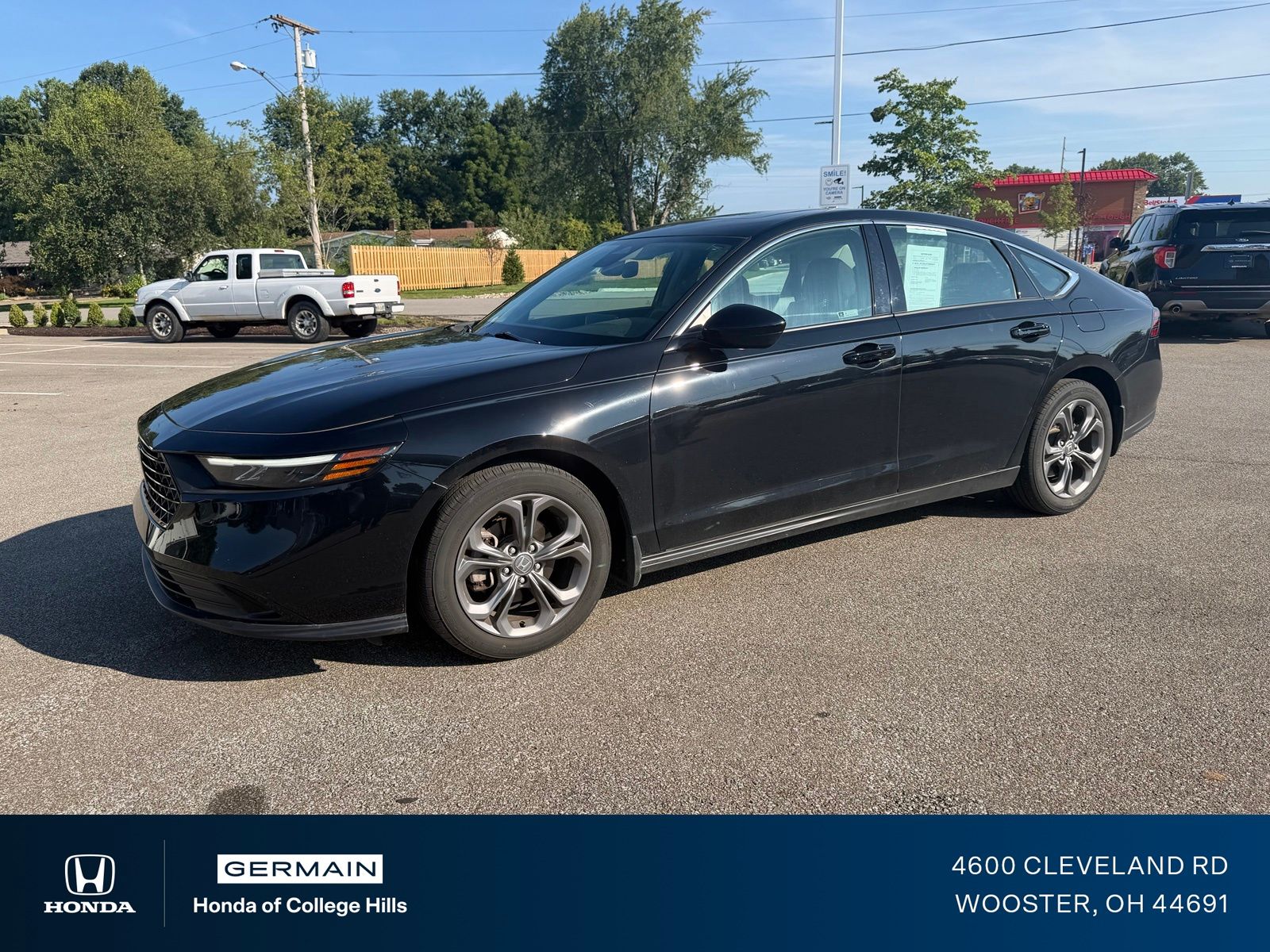 Crystal Black Pearl 2024 Honda Accord Sedan Front-Wheel Drive Continuously Variable Transmission