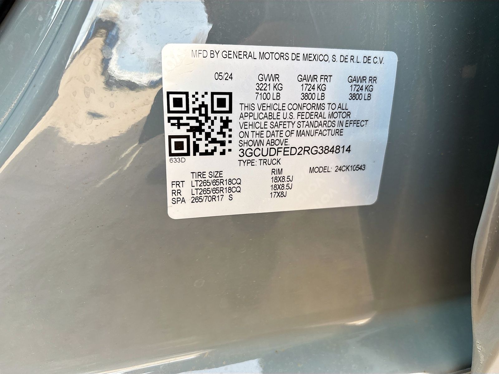 Used 2024 Gray Chevrolet LT Trail Boss image 32