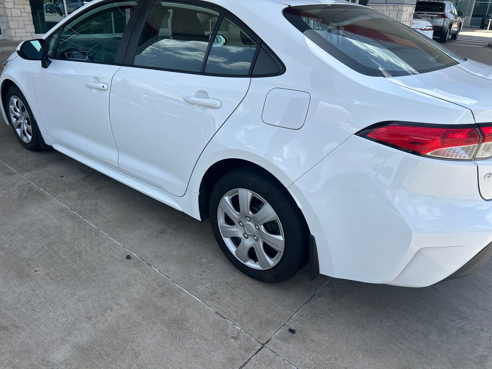 Used 2024 White Toyota LE image 14