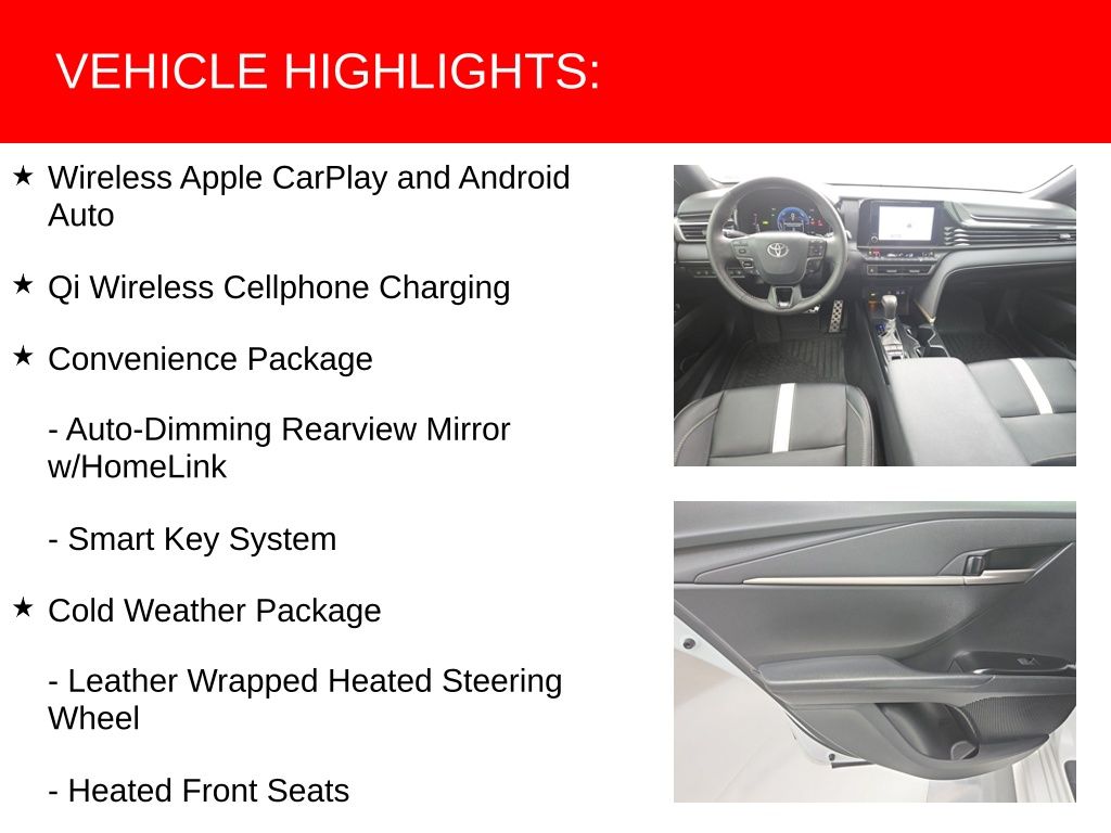 Used 2025 Toyota Camry Sedan