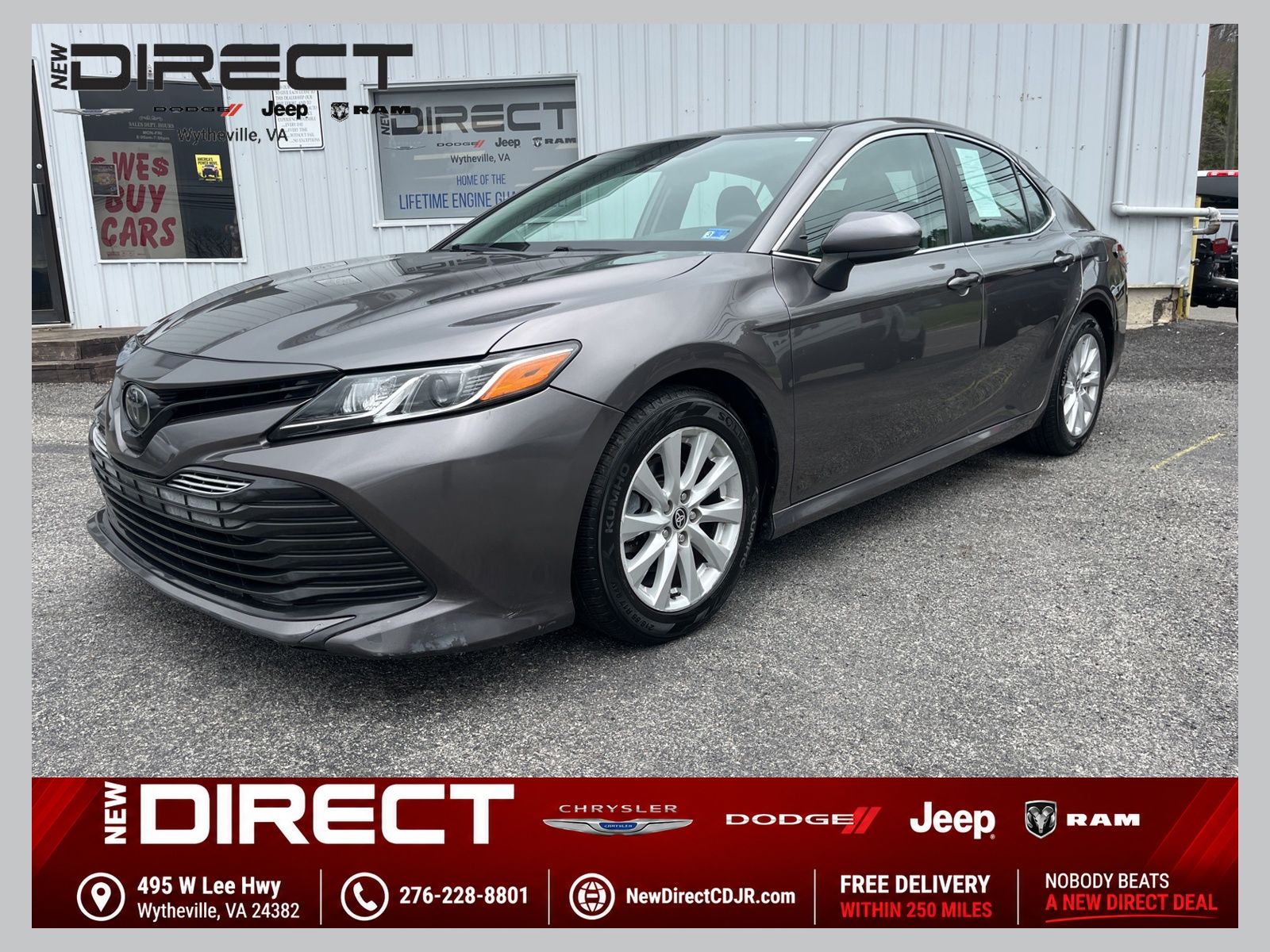 Predawn Gray Mica 2020 Toyota Camry Sedan Front-Wheel Drive 8-Speed Automatic