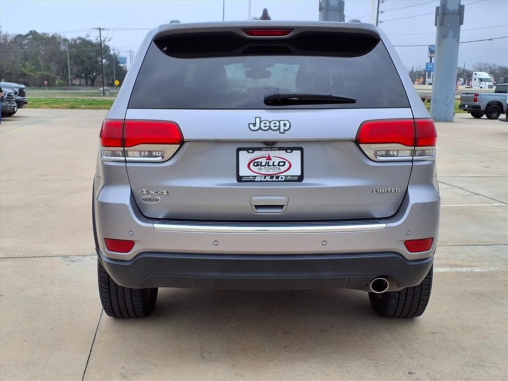 2017 Jeep Grand Cherokee Limited Silver at Shottenkirk Kia Fort Bend