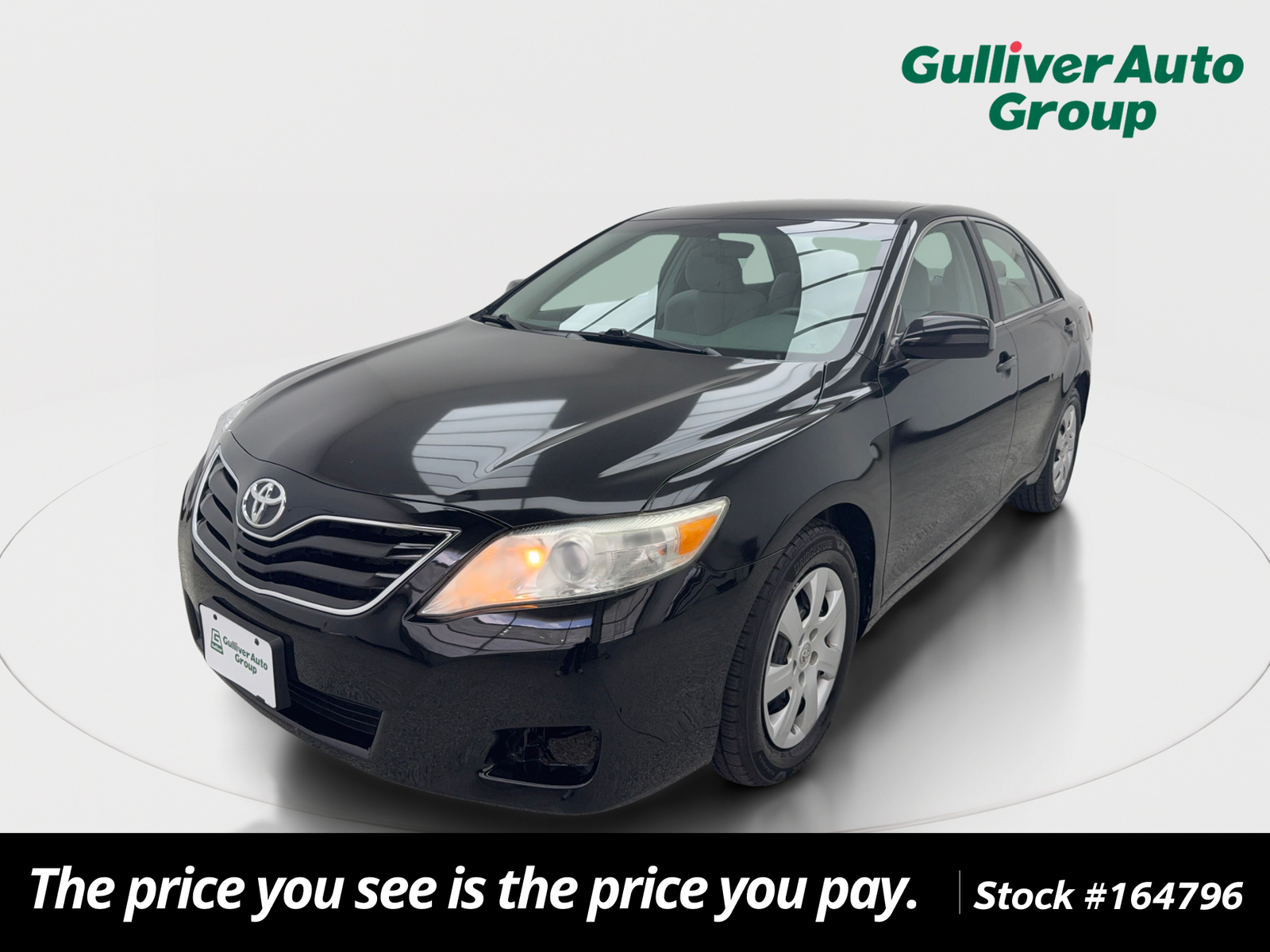 Black 2011 Toyota Camry Sedan Front-Wheel Drive 6-Speed Automatic Overdrive