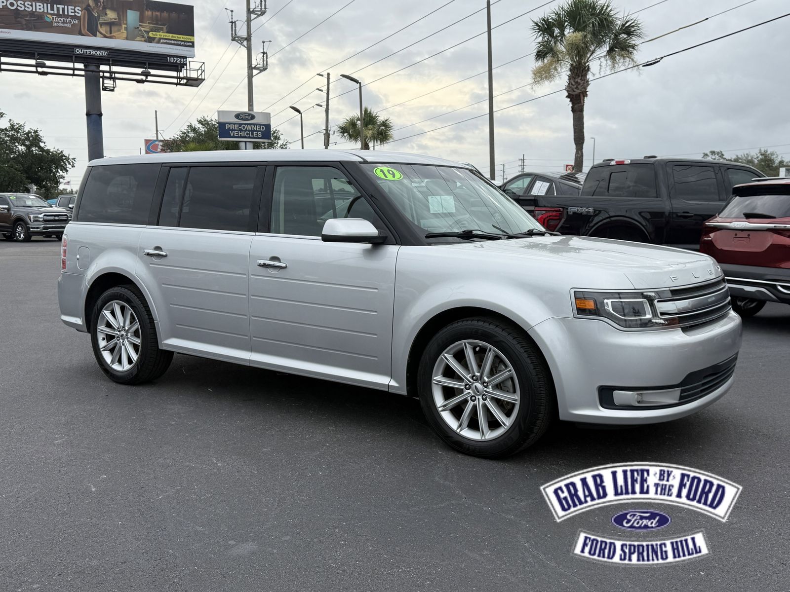 Ingot Silver 2019 Ford Flex Limited FWD SUV / Crossover Front-Wheel Drive 6-Speed Automatic