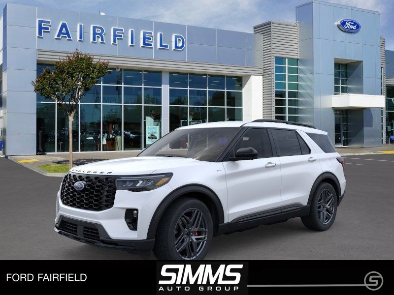 Star White Metallic Tri-Coat 2026 Ford Explorer ST-Line AWD SUV / Crossover All-Wheel Drive Automatic