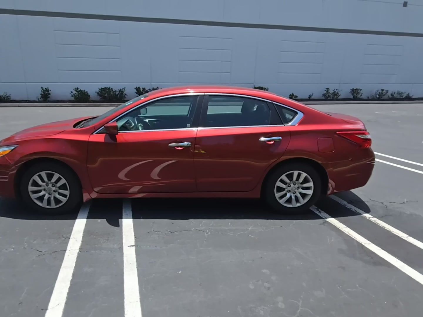Cayenne Red 2017 Nissan Altima Sedan Front-Wheel Drive Continuously Variable Transmission