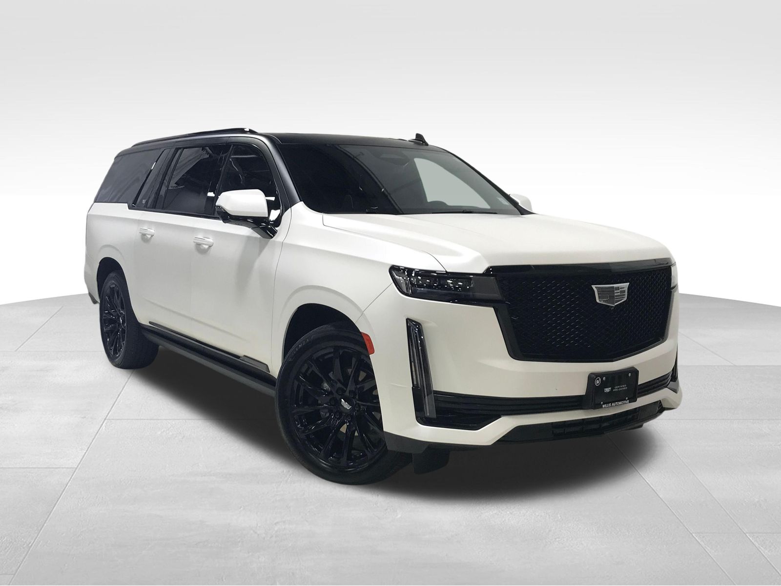 White Matte Wrap 2024 Cadillac Escalade ESV SUV / Crossover Four-Wheel Drive Automatic