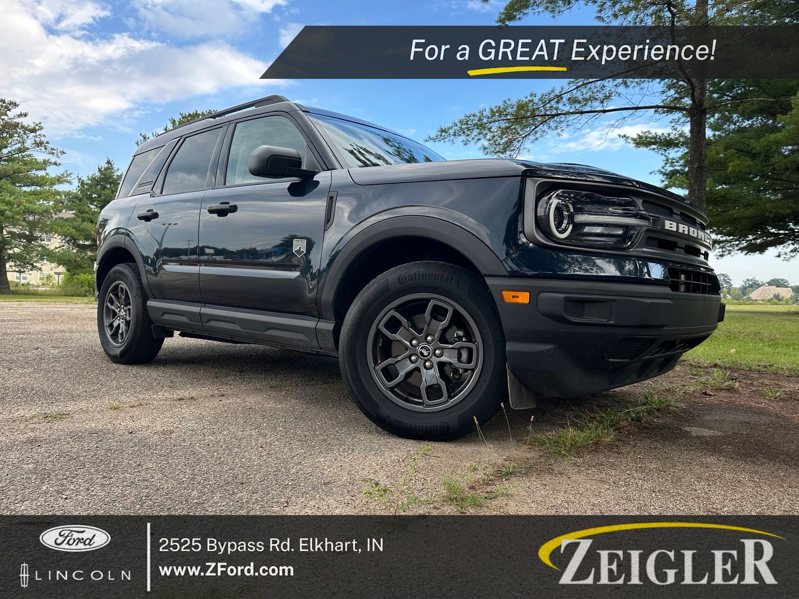 Alto Blue Metallic Tinted Clearcoat 2023 Ford Bronco Sport SUV / Crossover All-Wheel Drive 8-Speed Automatic