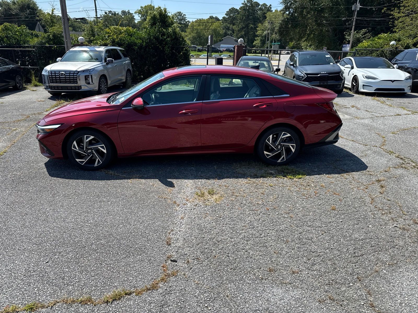 Certified Used 2024 Red Hyundai Limited image 2