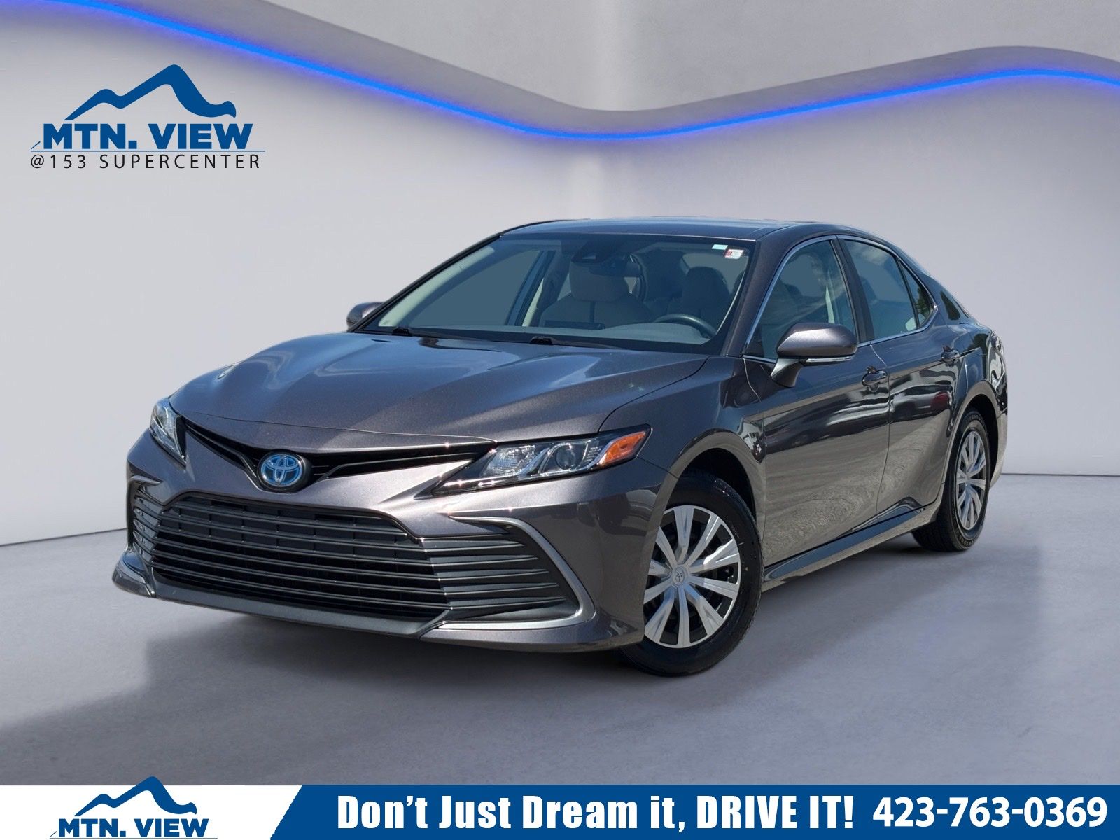 Predawn Gray Mica 2022 Toyota Camry Hybrid Sedan Front-Wheel Drive Continuously Variable Transmission