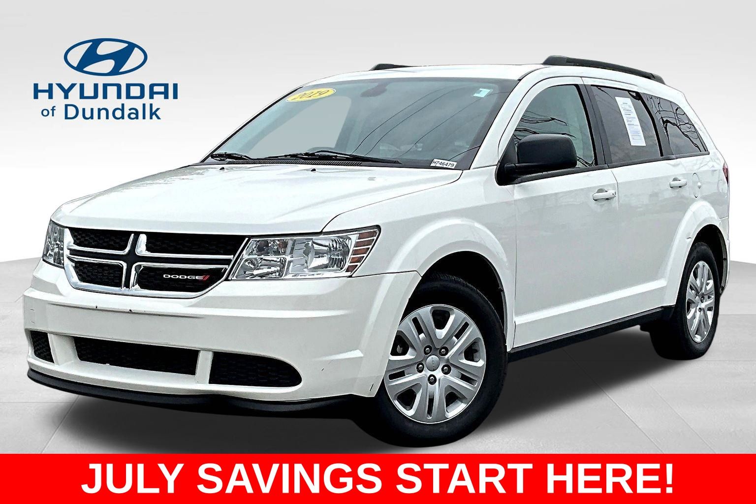 Vice White 2019 Dodge Journey SUV / Crossover 4-Speed Automatic