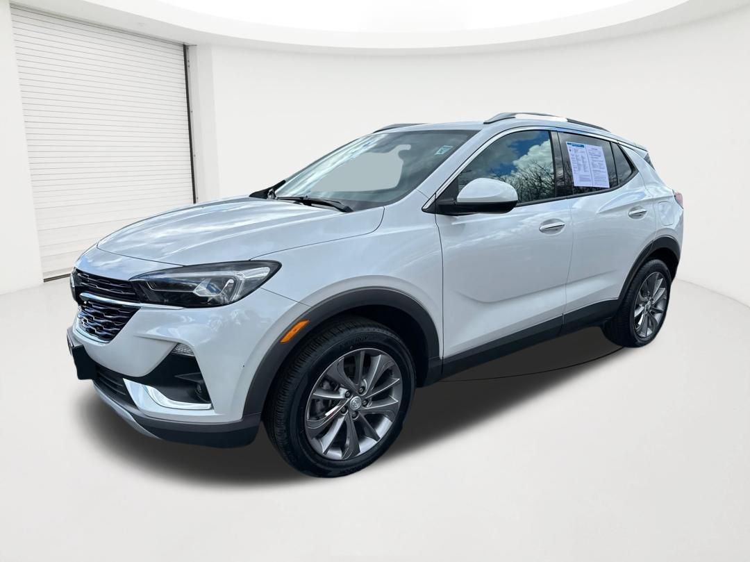 White Frost Tricoat 2022 Buick Encore GX SUV / Crossover All-Wheel Drive 9-Speed Automatic