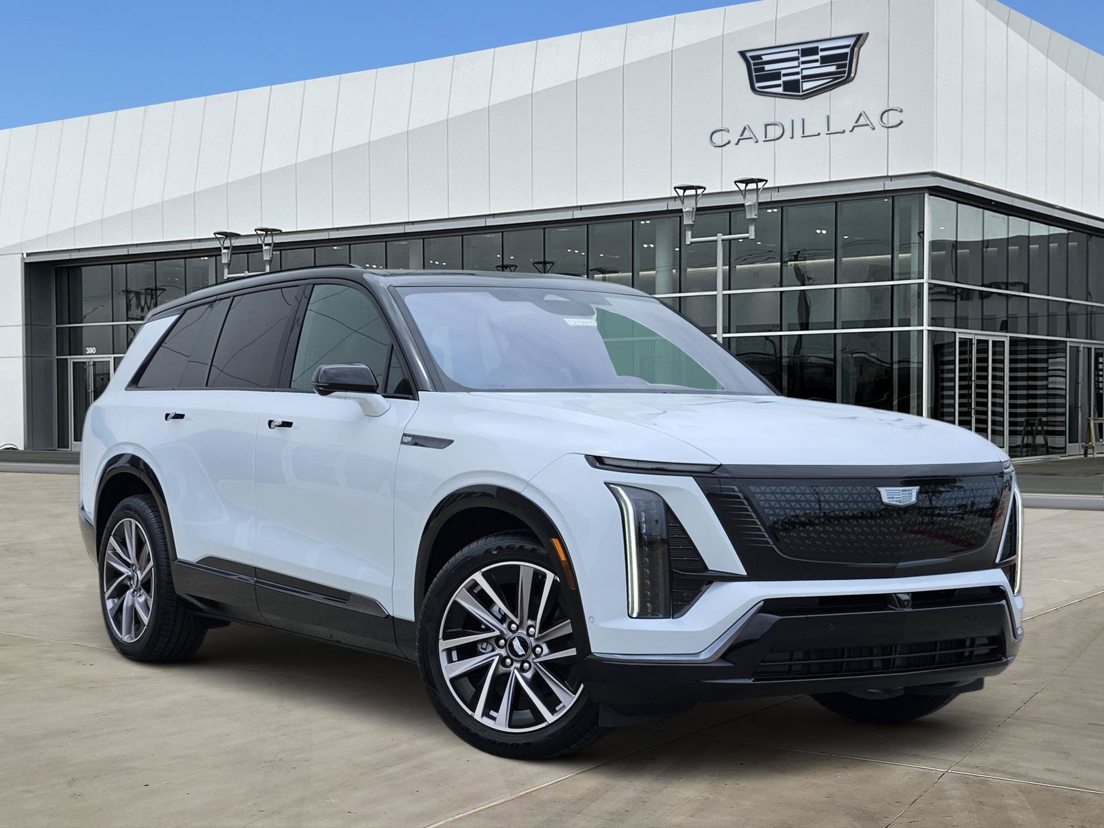 Vibrant White Tricoat 2027 Cadillac VISTIQ SUV / Crossover All-Wheel Drive 1-Speed Automatic