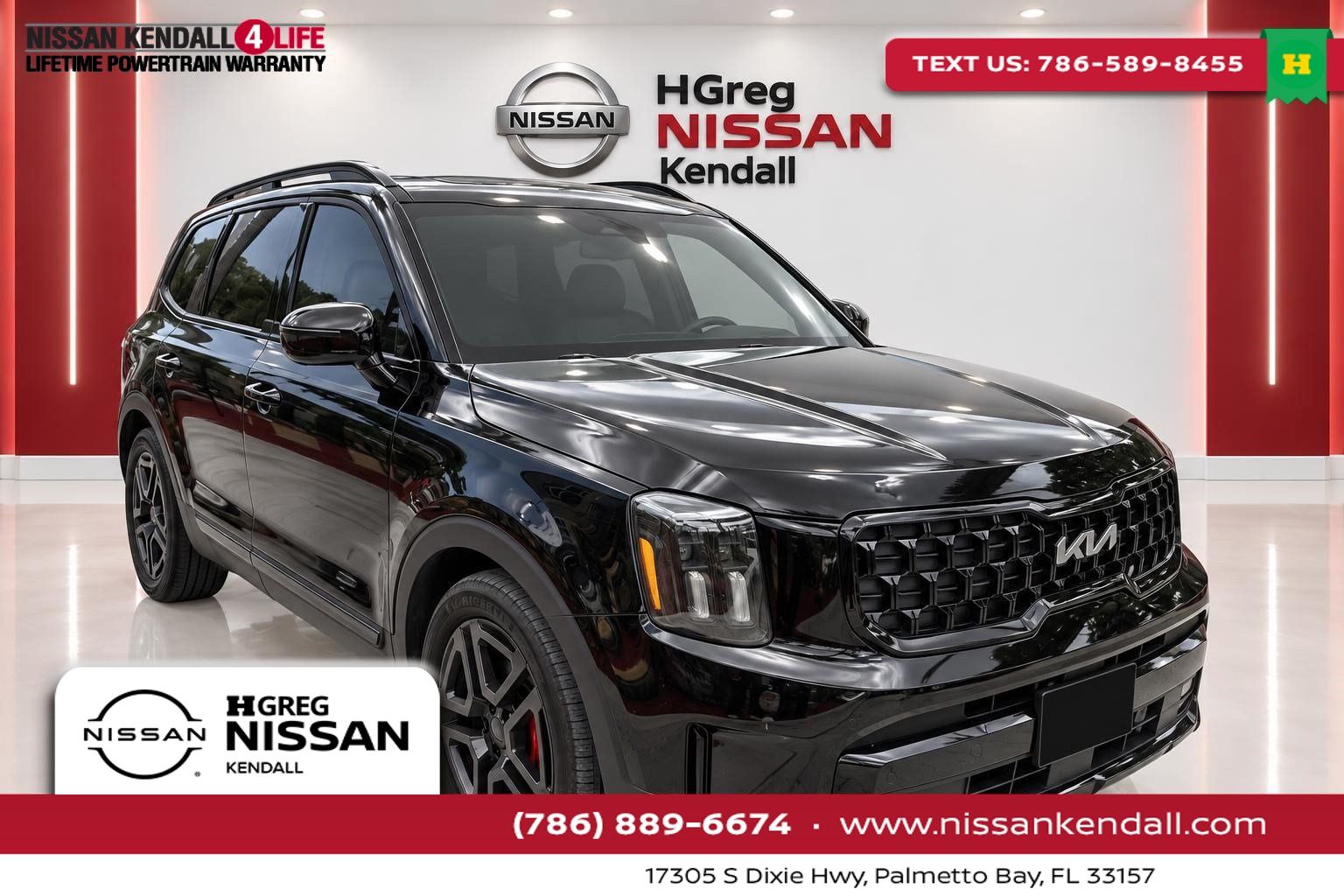 Ebony Black 2024 Kia Telluride SUV / Crossover All-Wheel Drive 8-Speed Automatic