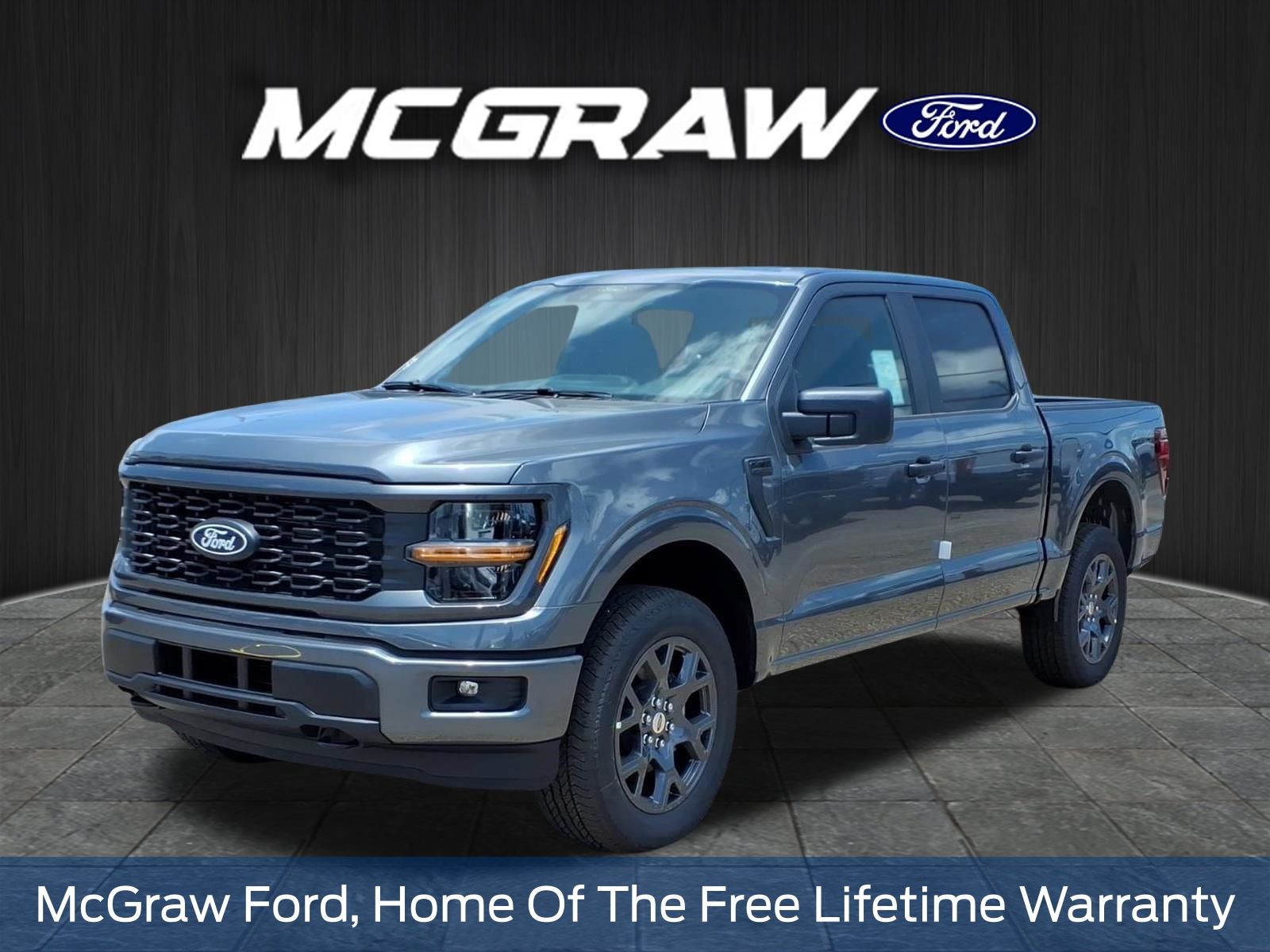 Gray Metallic 2026 Ford F-150 Pickup Truck Four-Wheel Drive Automatic